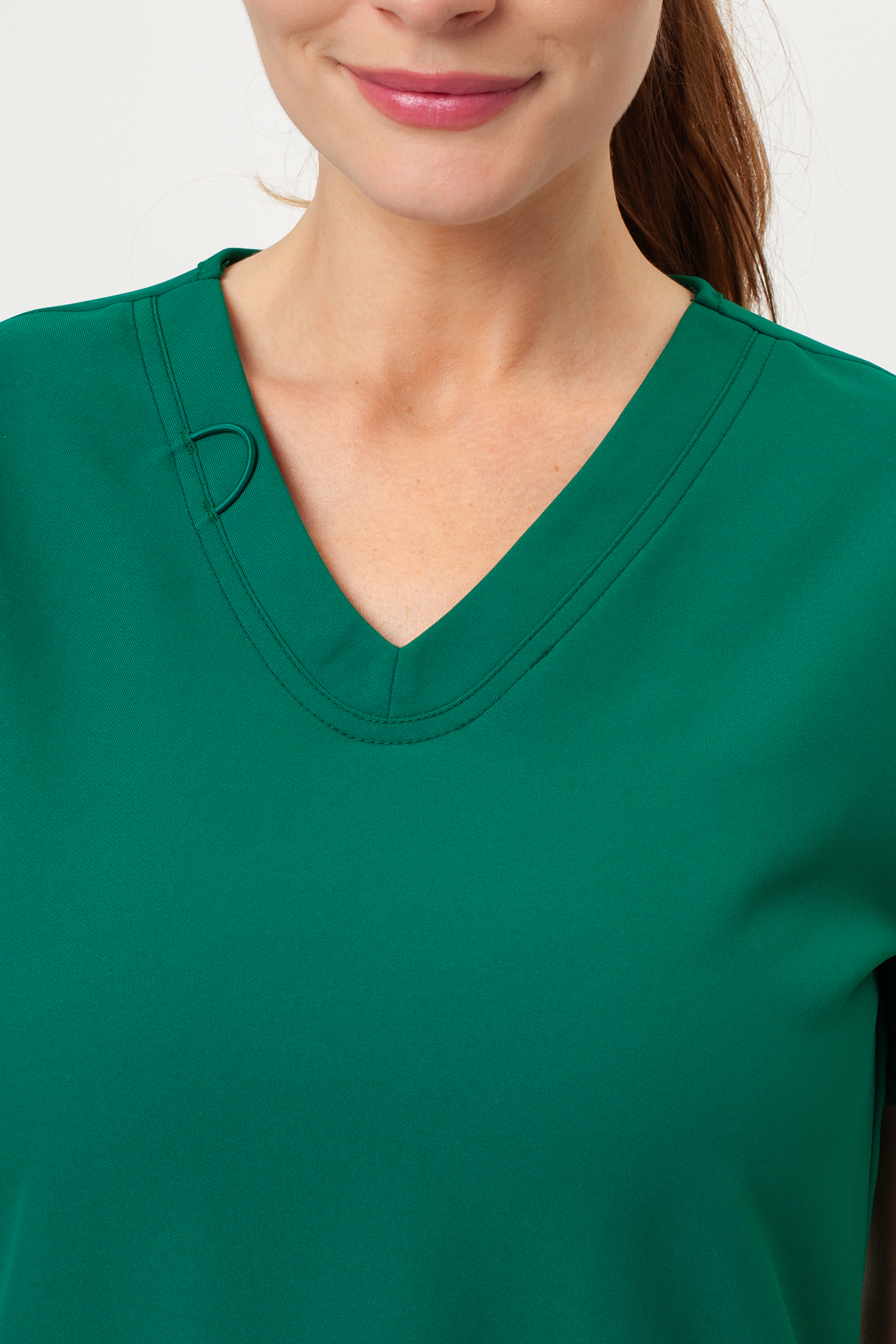 Women's Cherokee Ultra V-neck scrubs set hunter green-5