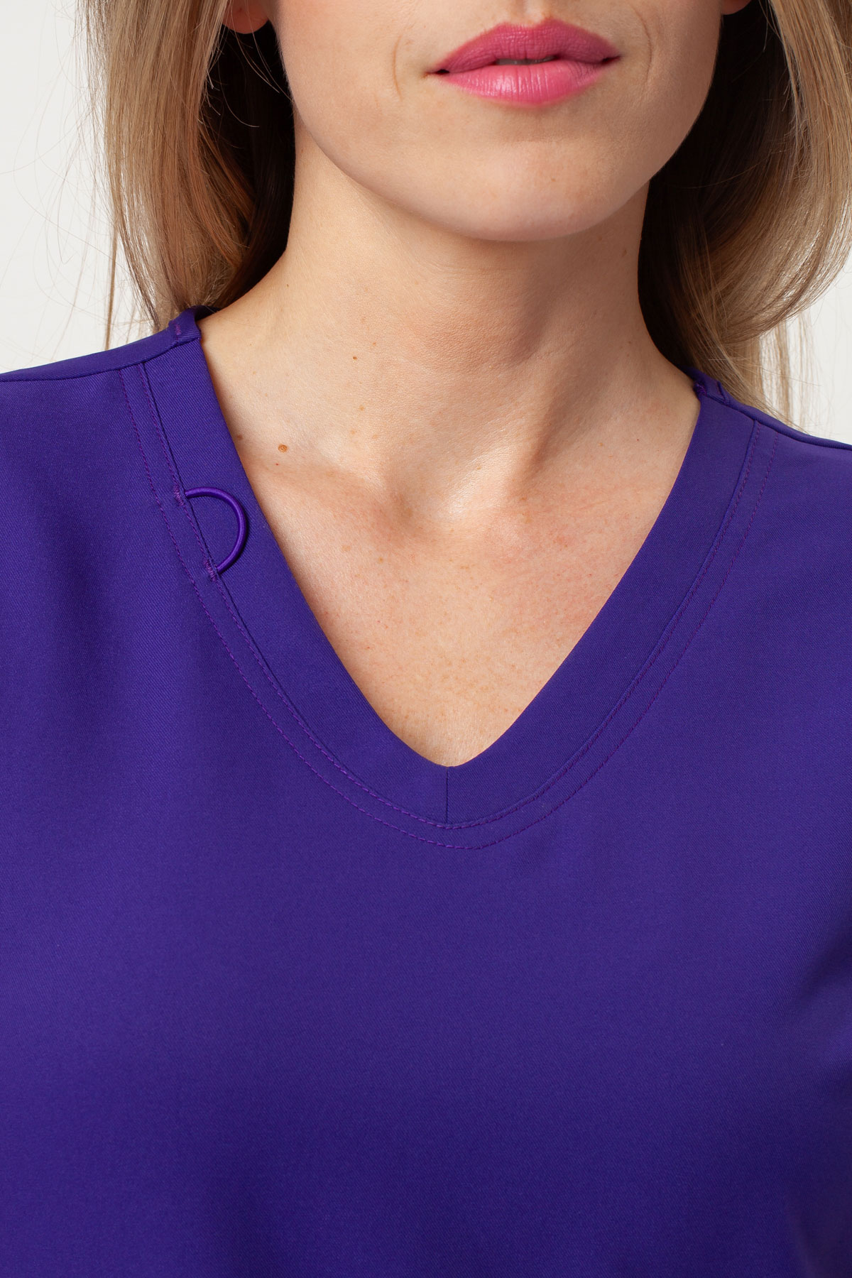 Women's Cherokee Ultra V-neck scrubs set purple-5