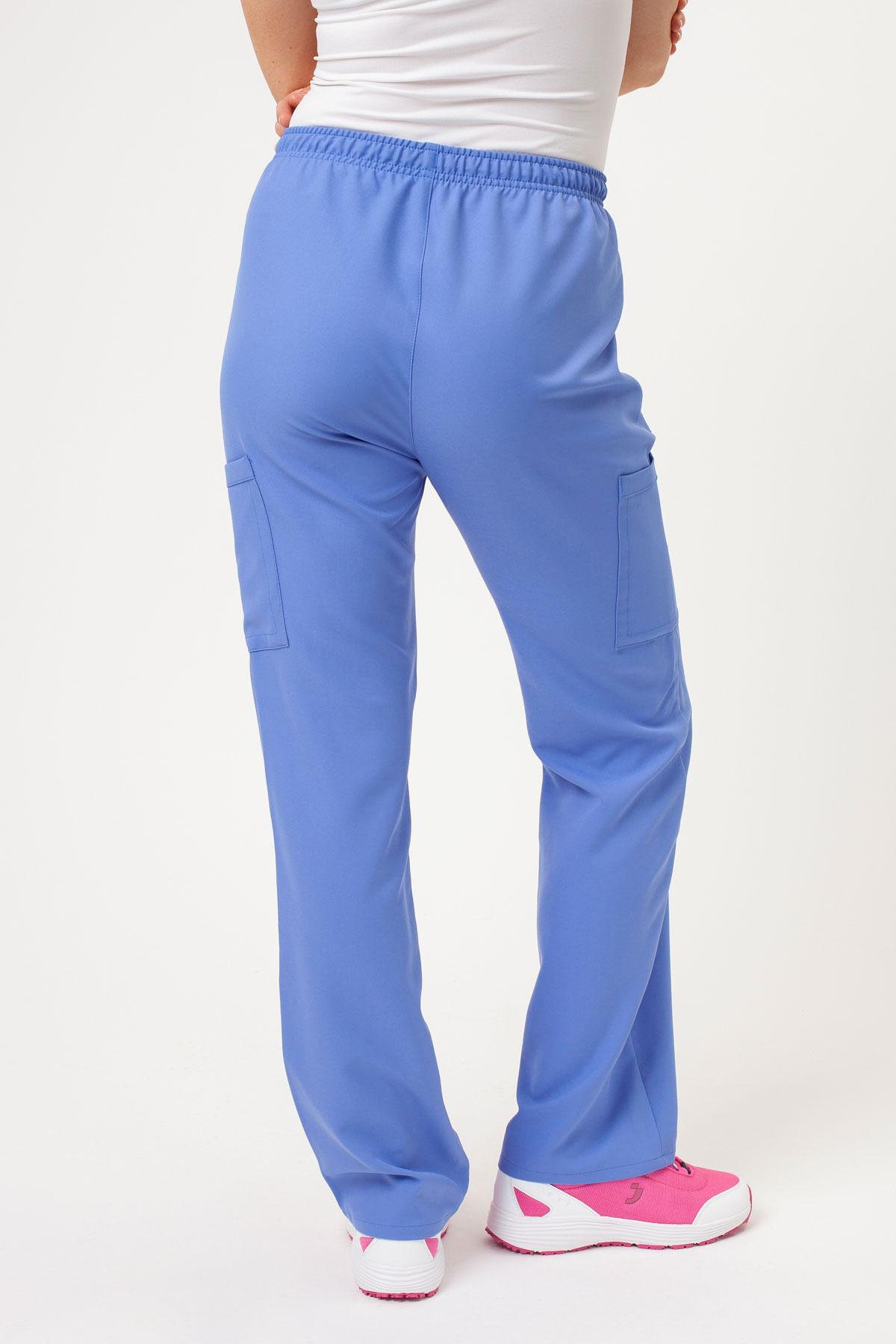 Women's Cherokee Ultra V-neck scrubs set ciel blue-8