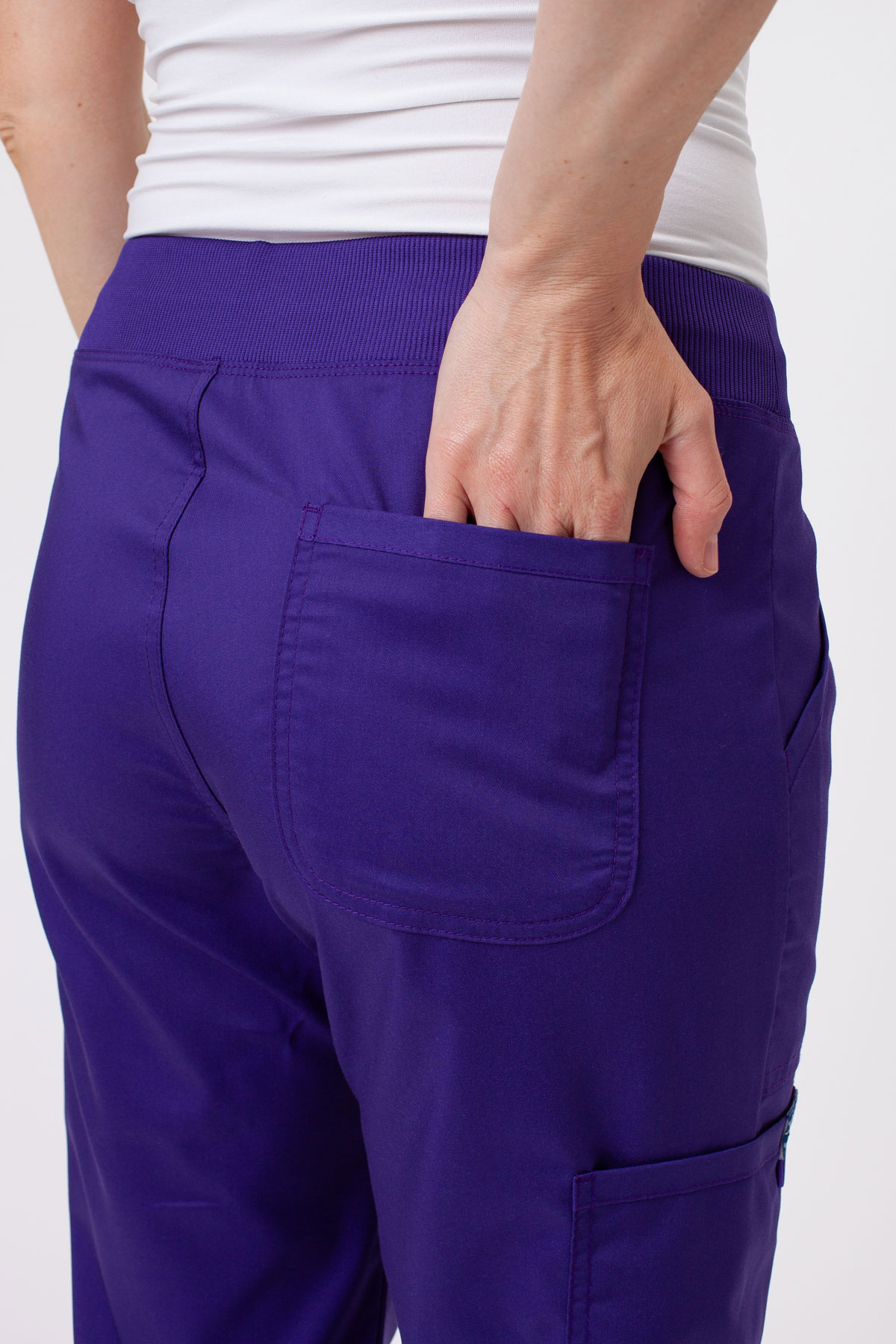 Women's Cherokee Revolution Straight scrubs set grape-10