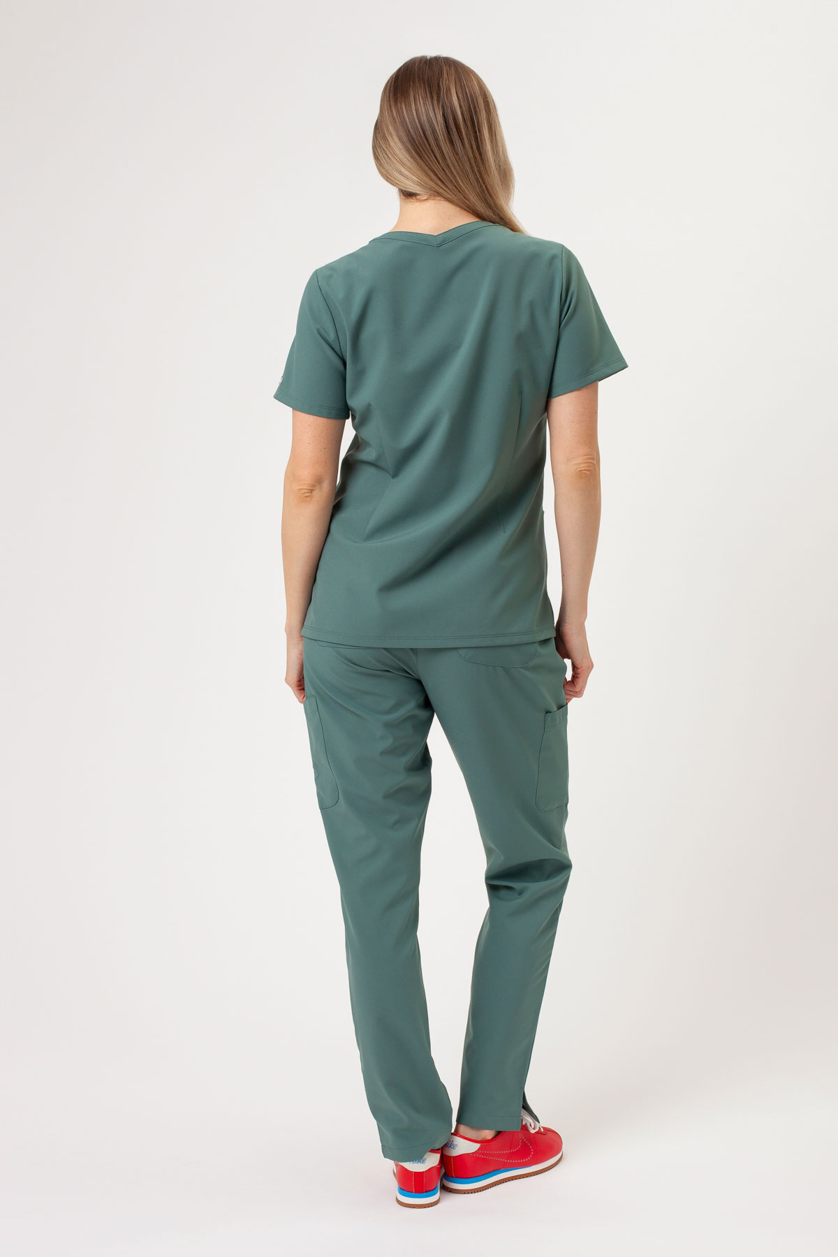 Women’s Maevn Momentum 6-pocket scrub trousers moss green-6