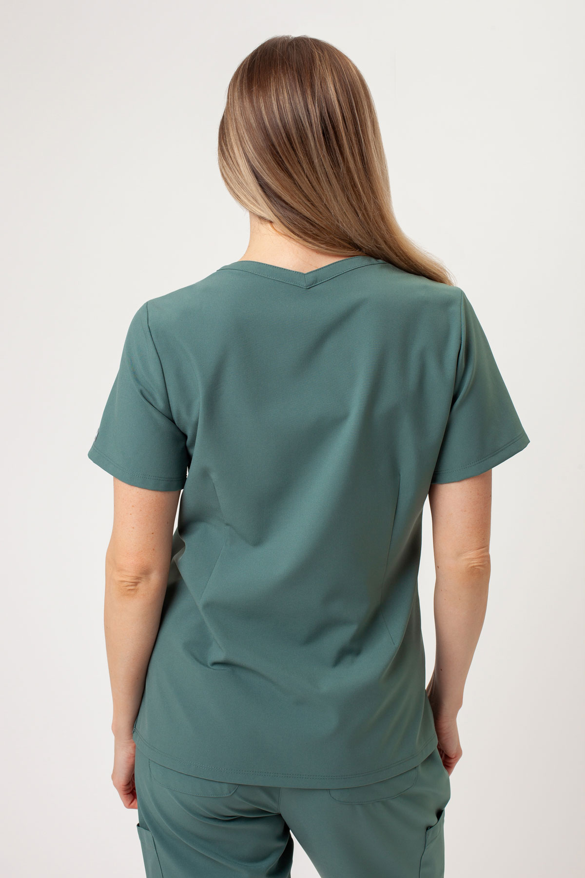 Women's Maevn Momentum Double scrubs set moss green-3