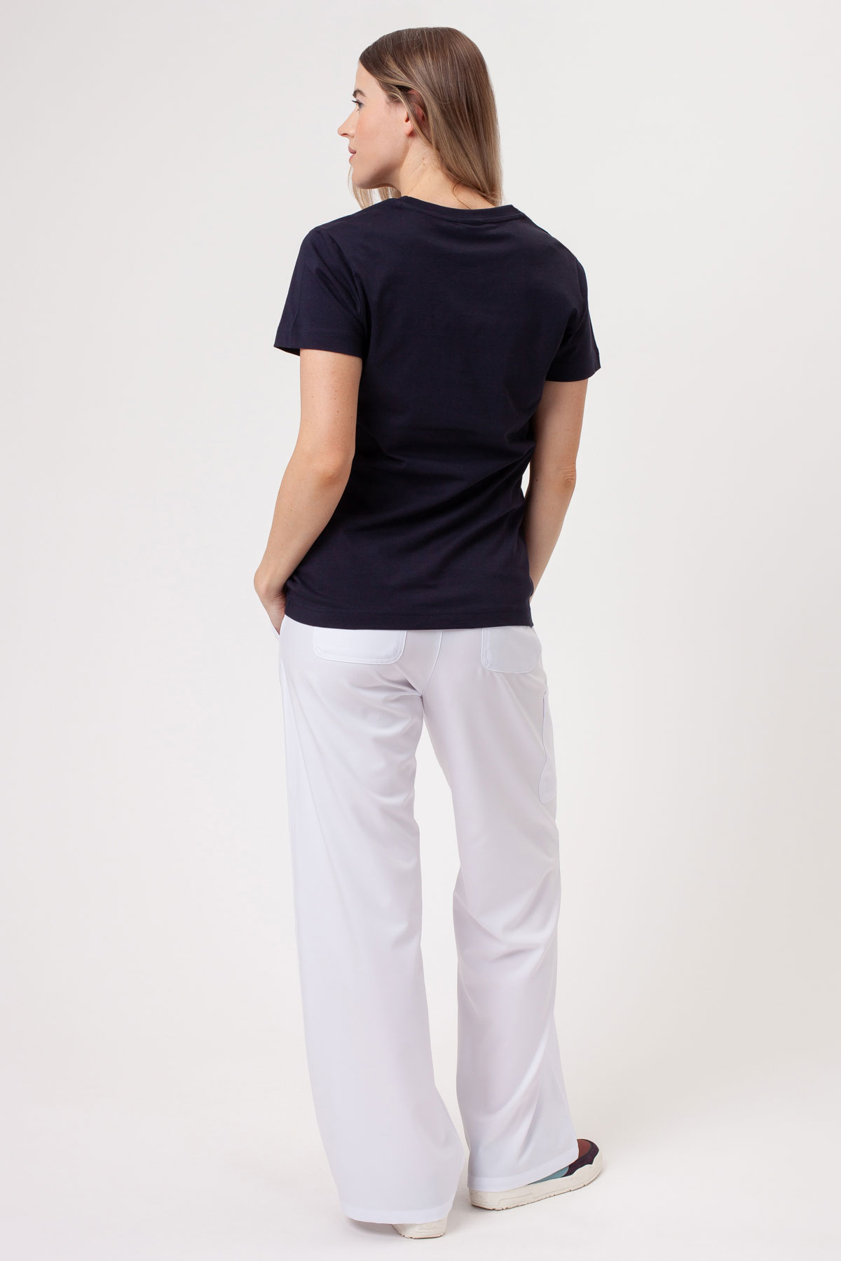 Women’s Malfini Basic T-shirt navy-3