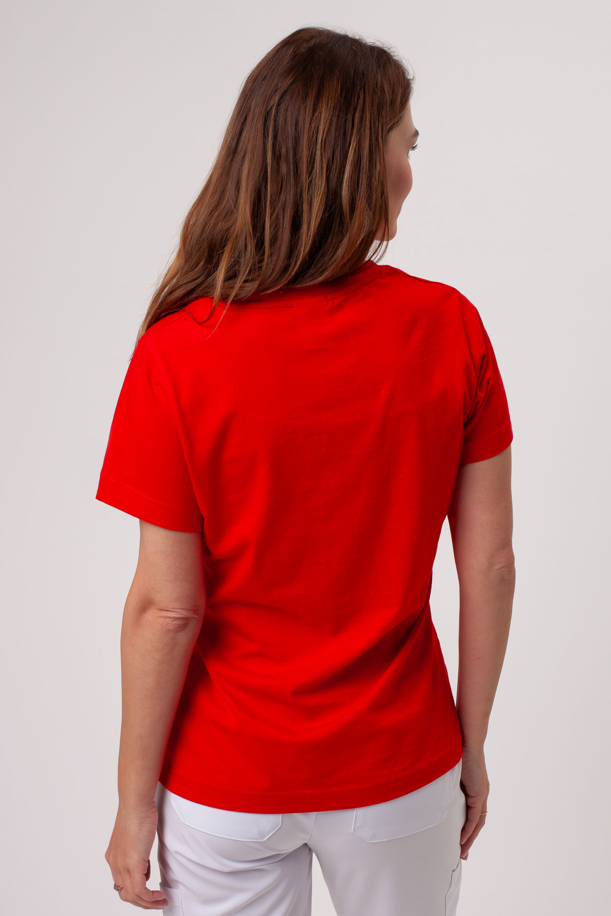 Women’s Malfini Basic T-shirt red-2