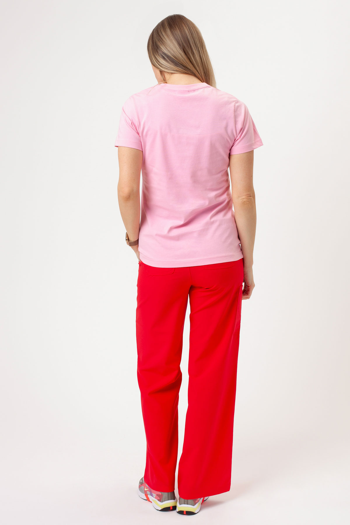 Women’s Malfini Basic T-shirt pink-3