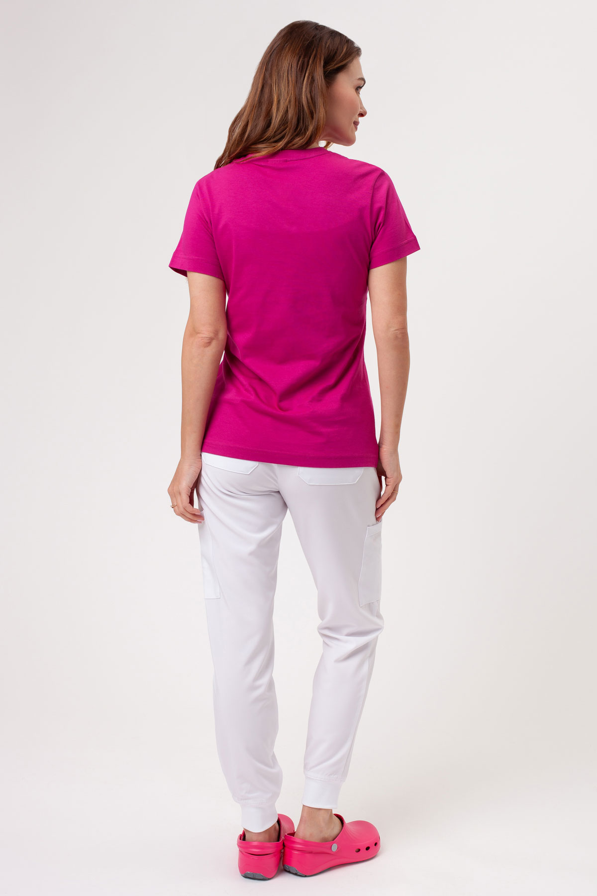 Women’s Malfini Basic T-shirt fuchsia-3