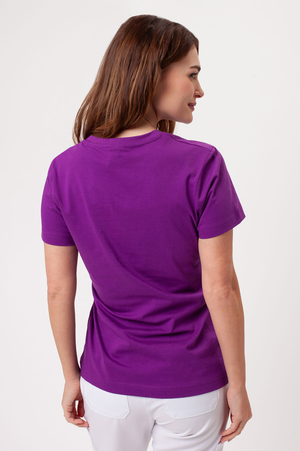 Women’s Malfini Basic T-shirt purple-2