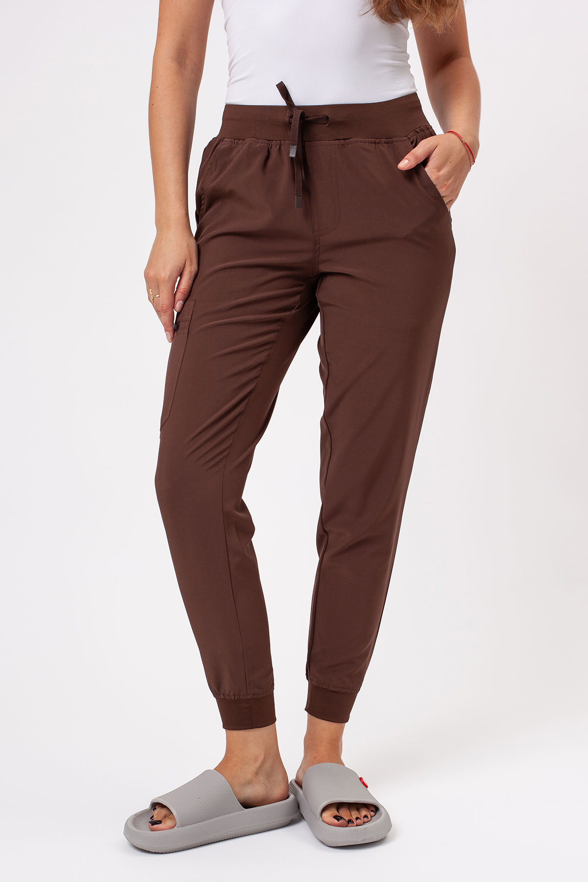 Women's Sunrise Move Go scrub set coffe-9