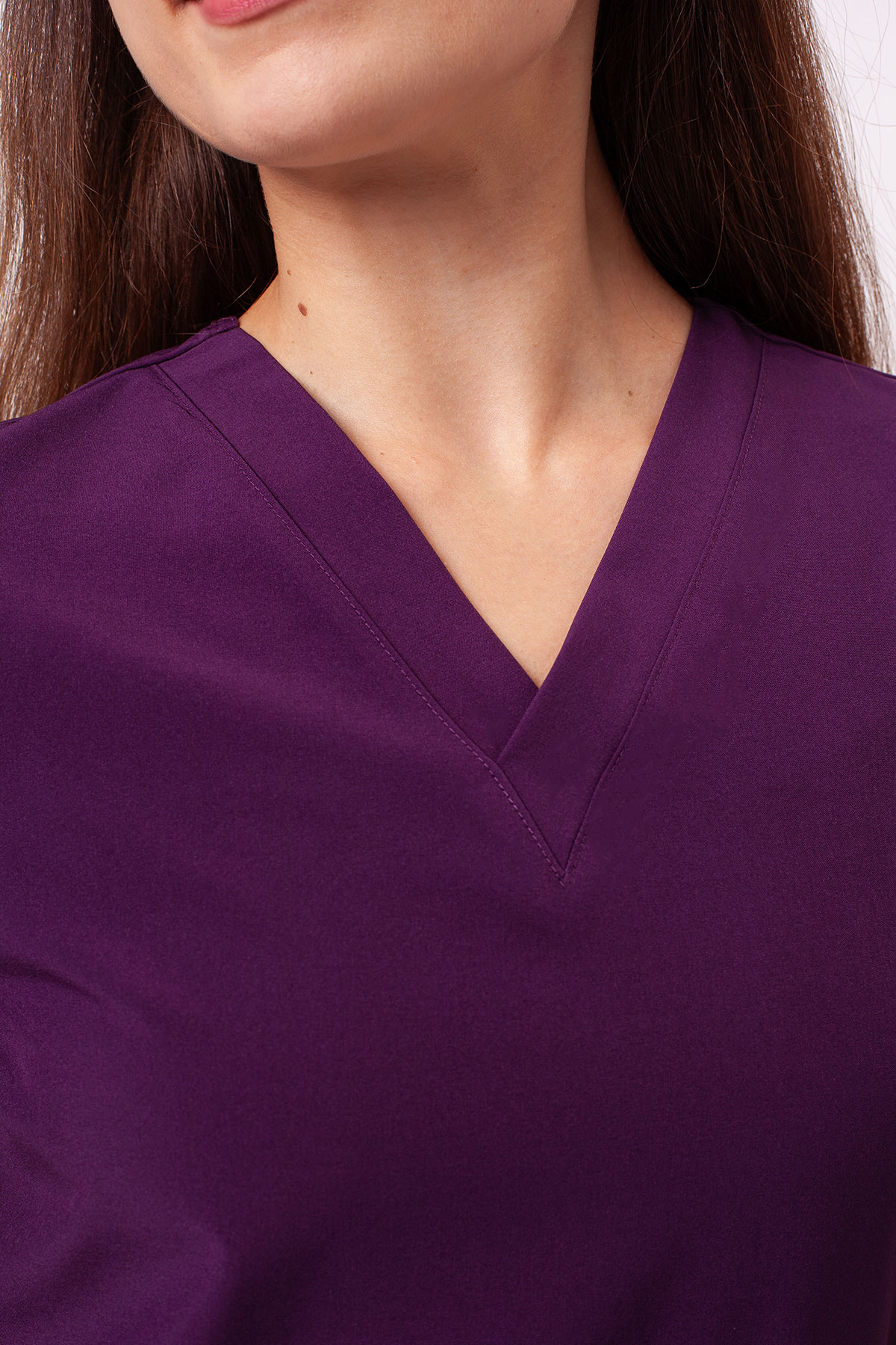Women's Sunrise Move Go scrub set eggplant-5