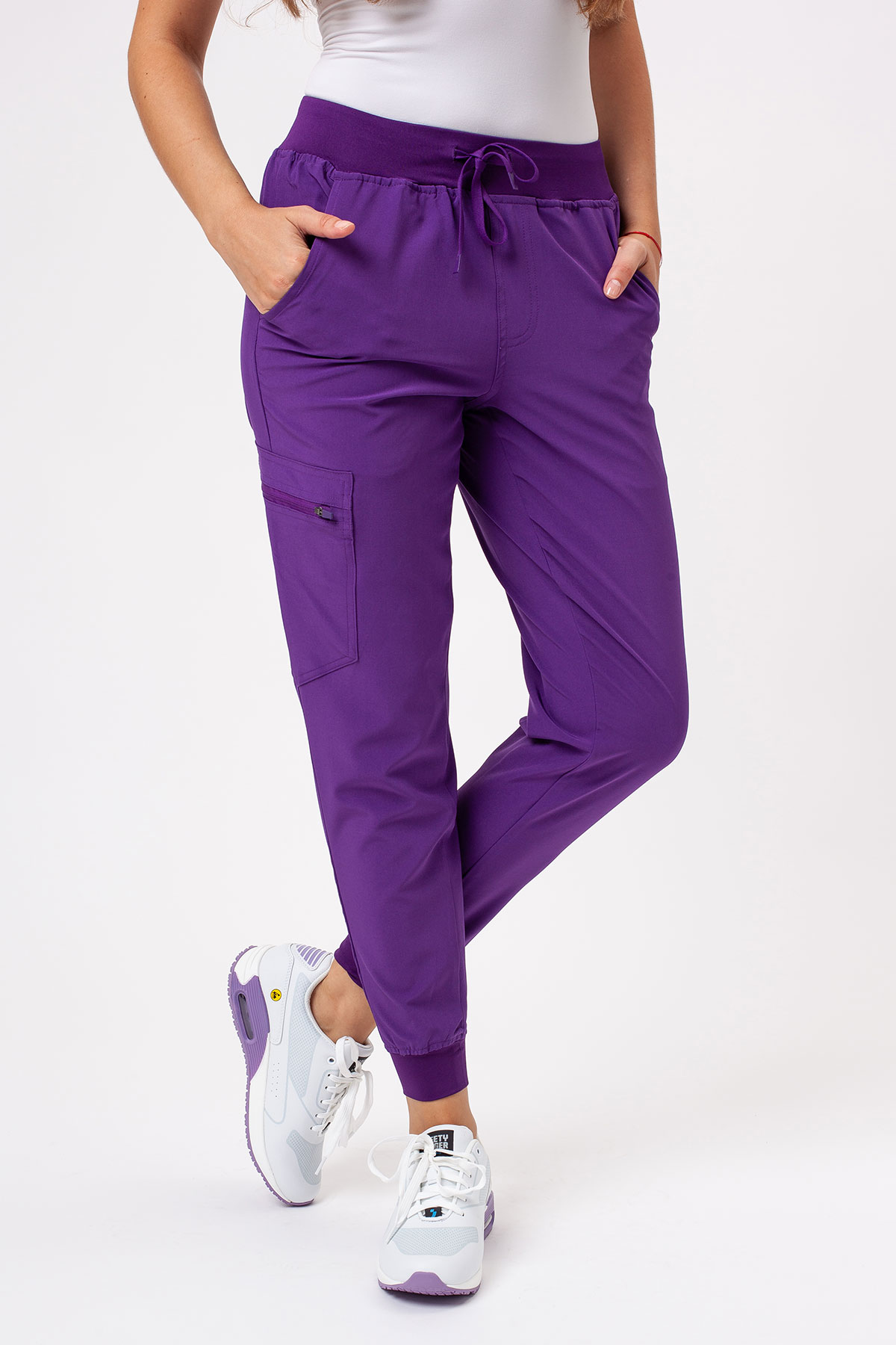Women's Sunrise Move Go scrub set purple-8