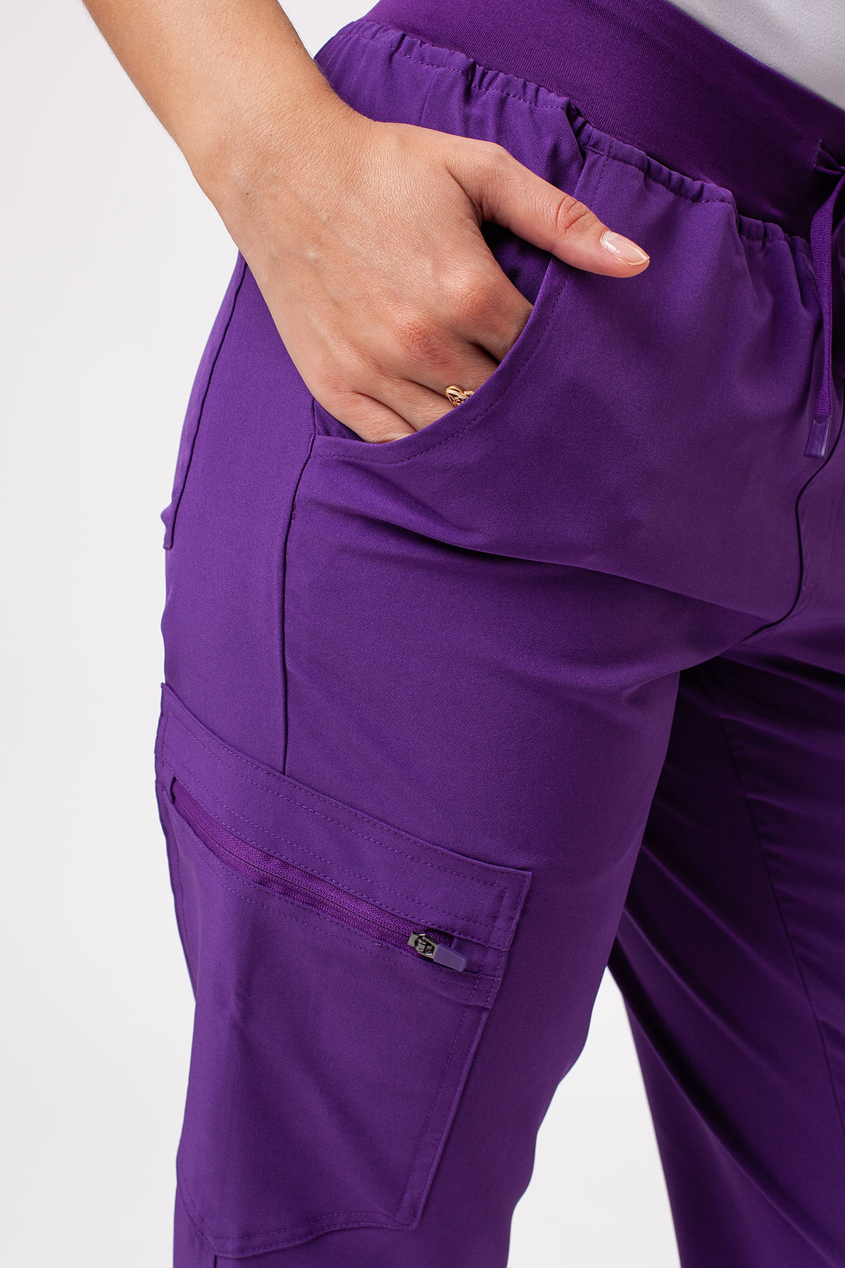 Women's Sunrise Move Go scrub set purple-11