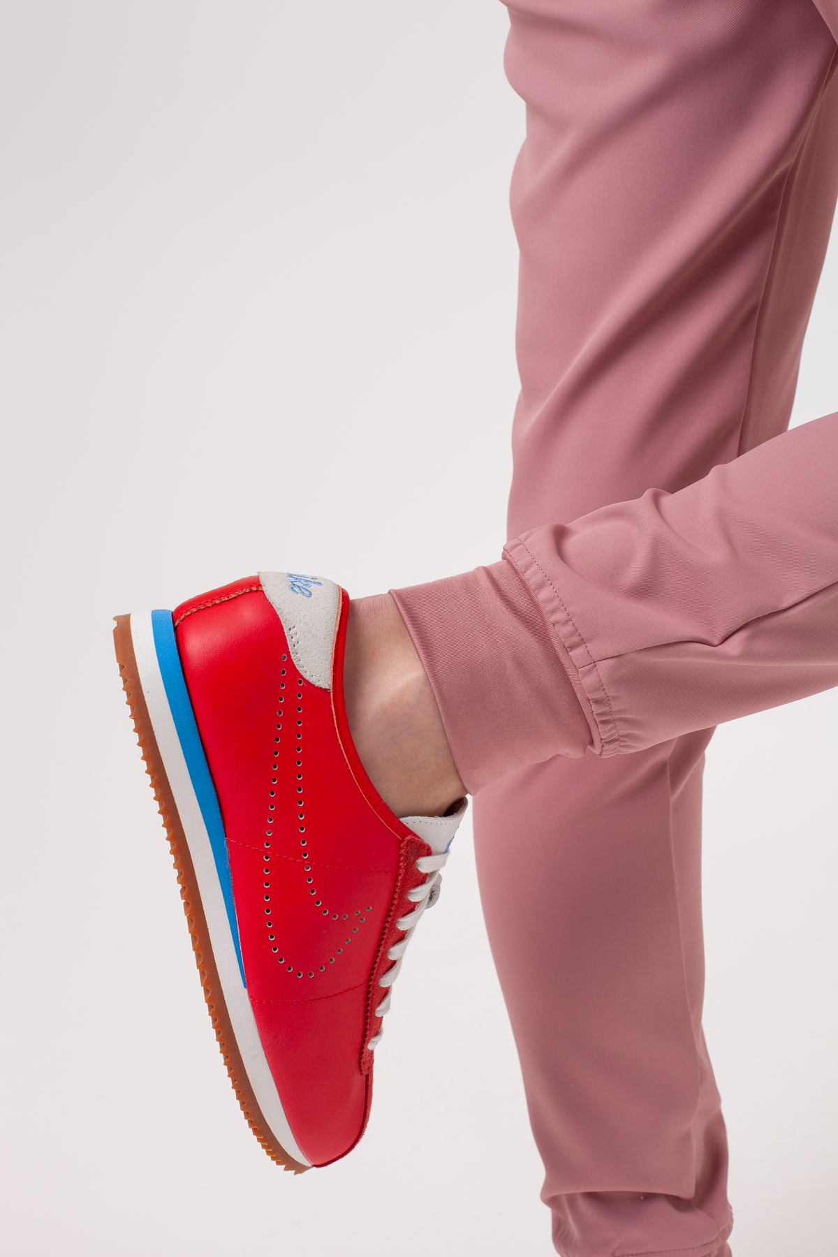 Women’s Sunrise Lite Fit jogger scrub trousers blush pink-6