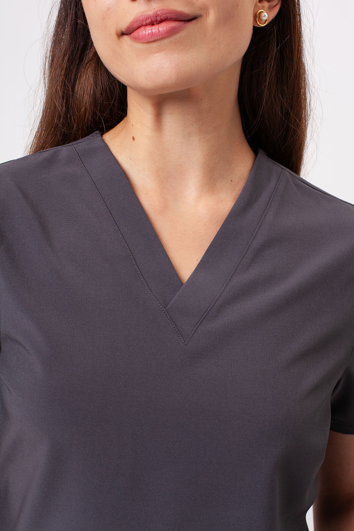 Women's Sunrise Move Go scrub set pewter-5