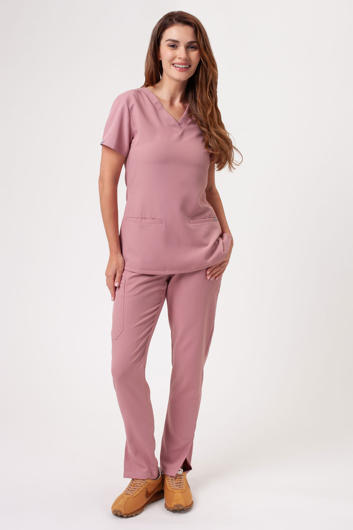 Women’s Sunrise Lite Shift scrub top blush pink-1