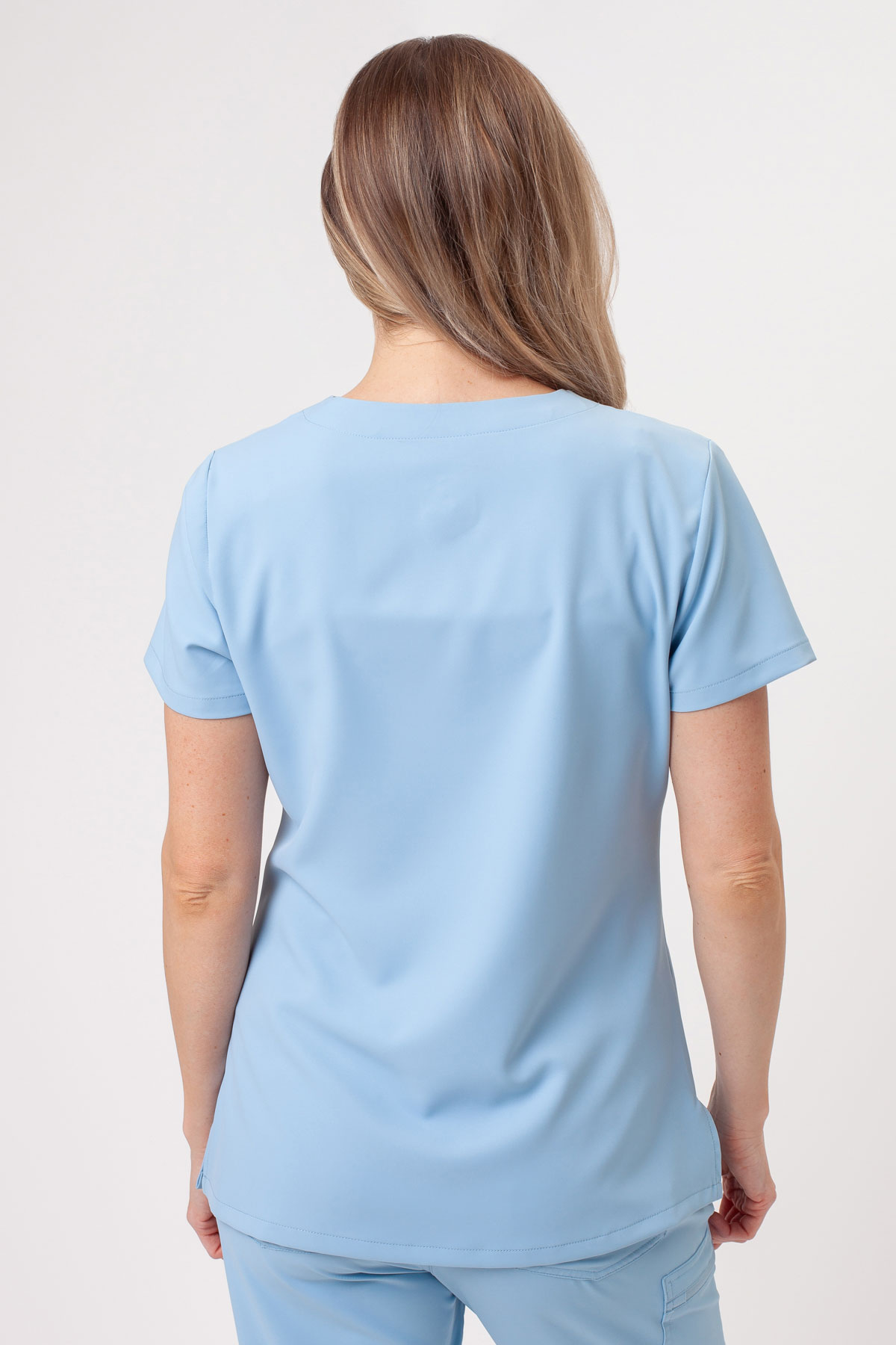 Women’s Sunrise Lite Shift scrub top ceil blue-2