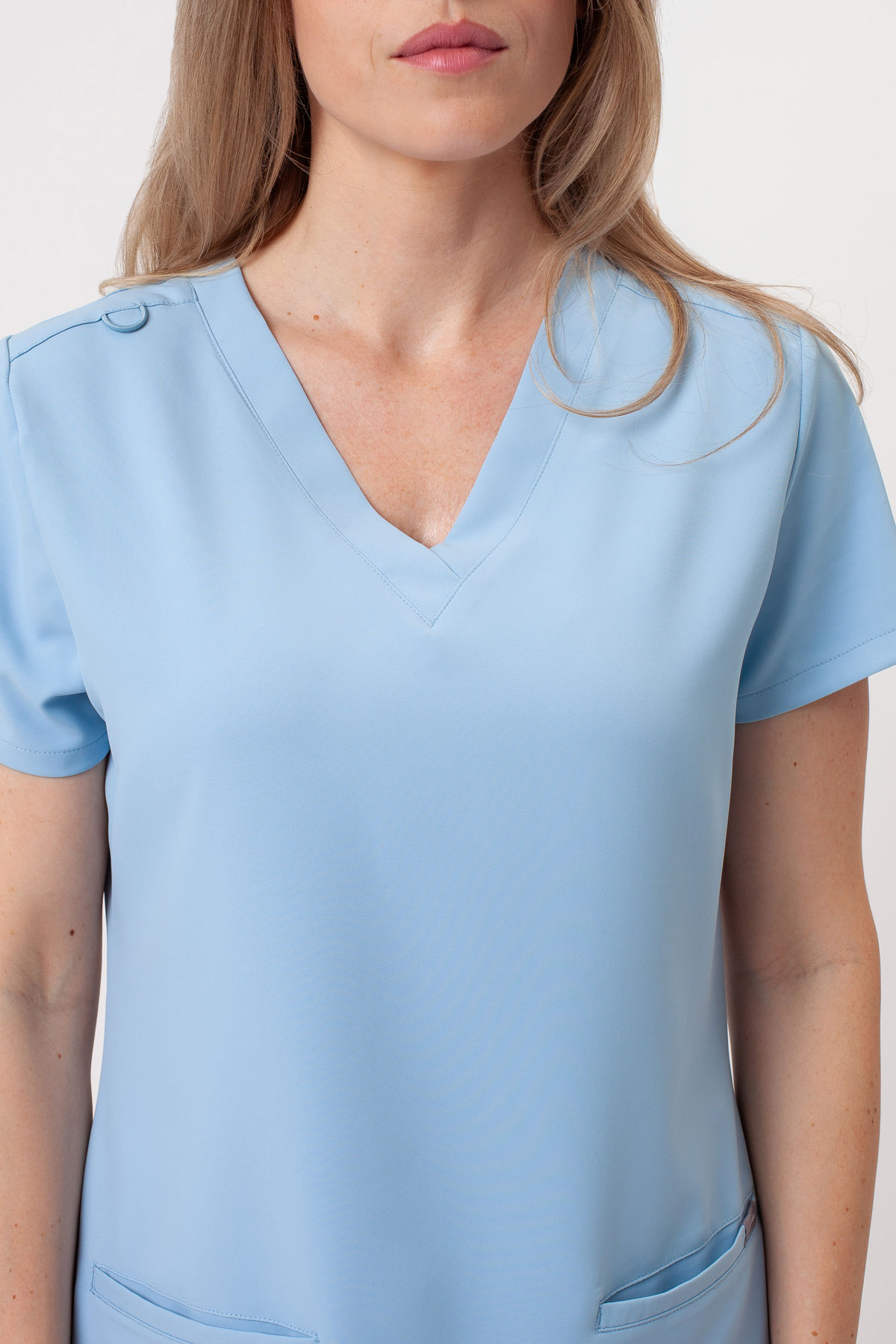 Women’s Sunrise Lite Shift scrub top ceil blue-4