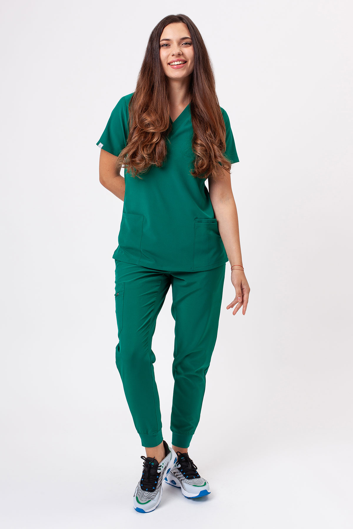 Women's Sunrise Move Pulse scrub top green-6