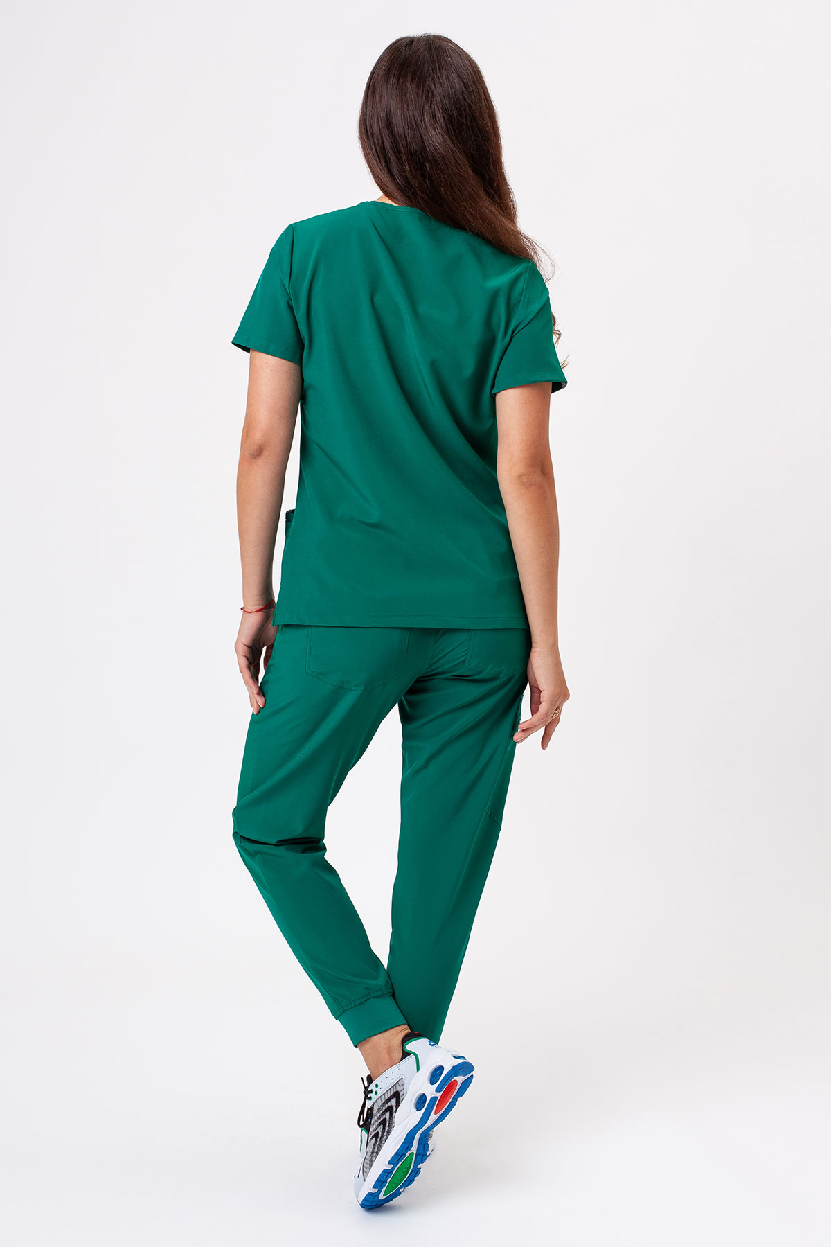 Women's Sunrise Move Pulse scrub top green-7