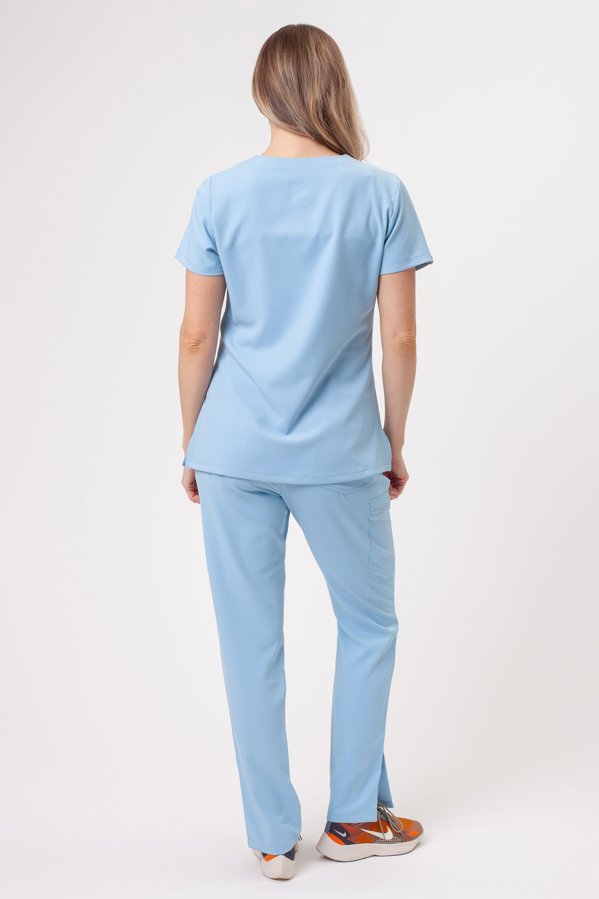 Women's Sunrise Lite Split scrub trousers ceil blue-6