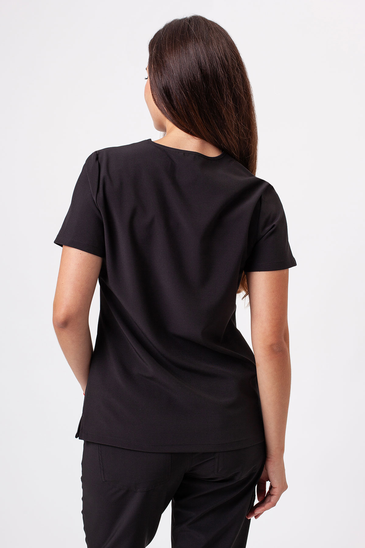 Women's Sunrise Move Go scrub set black-4