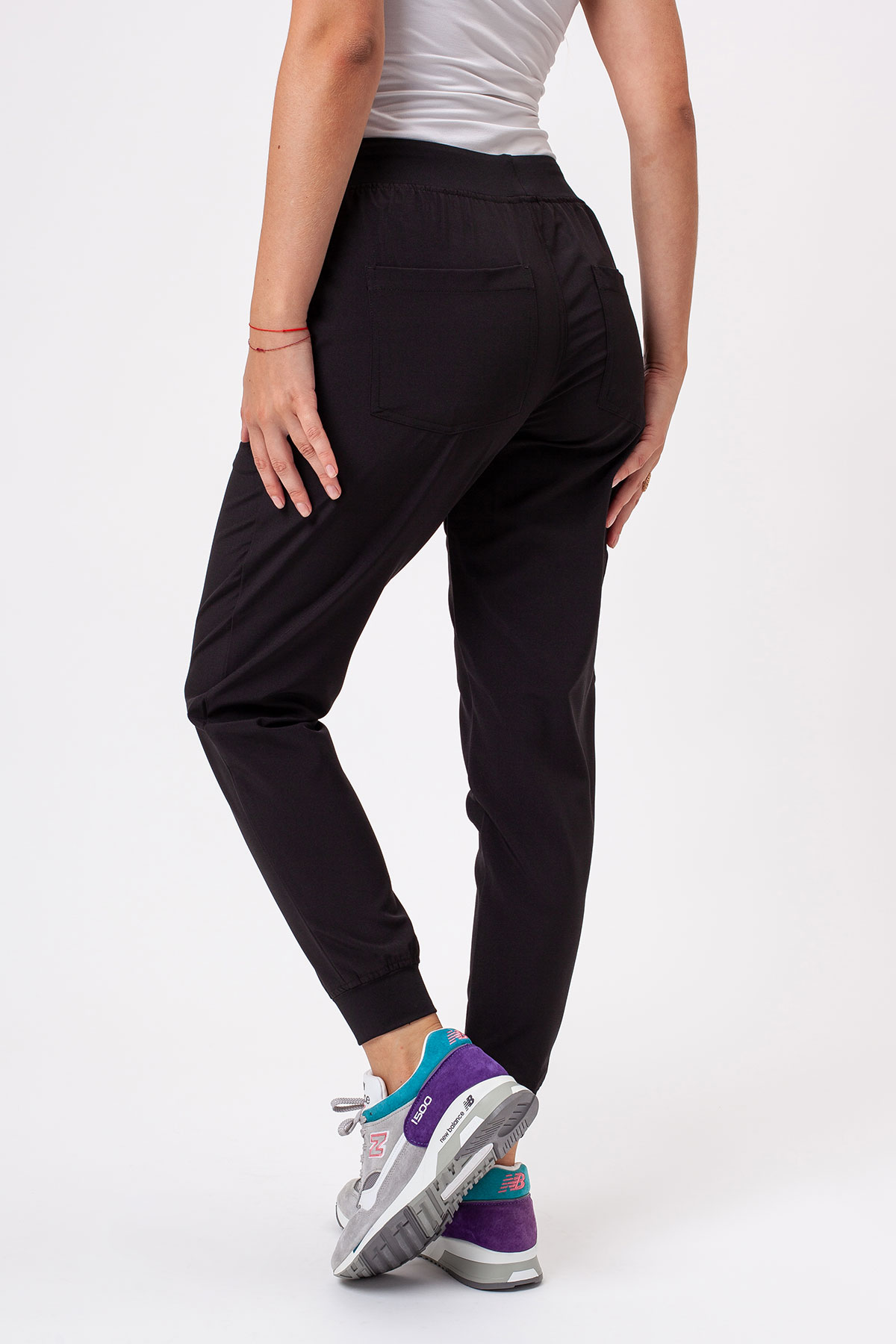 Women's Sunrise Move Go scrub set black-9