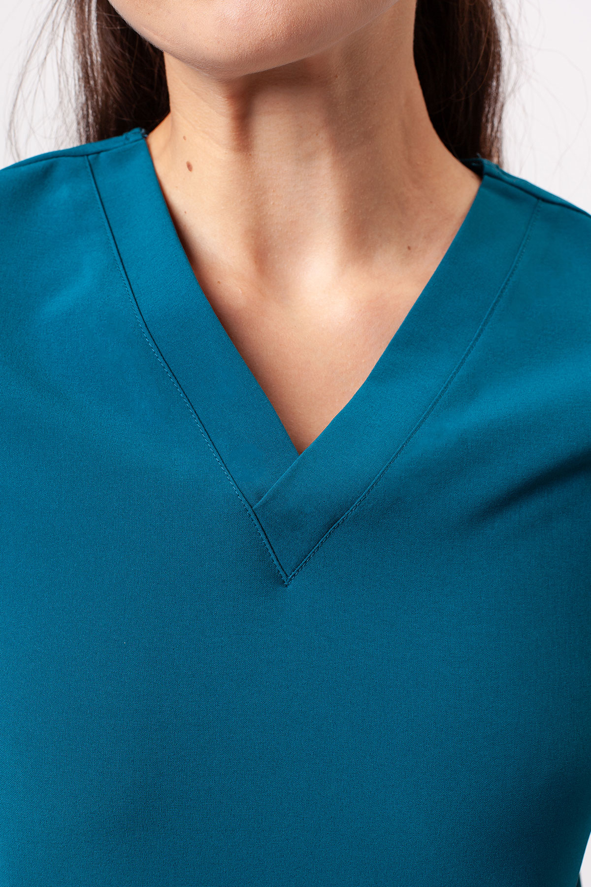 Women's Sunrise Move Go scrub set caribbean blue-5