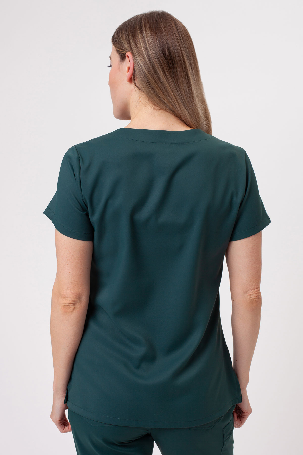 Women’s Sunrise Lite Shift scrub top bottle green-1