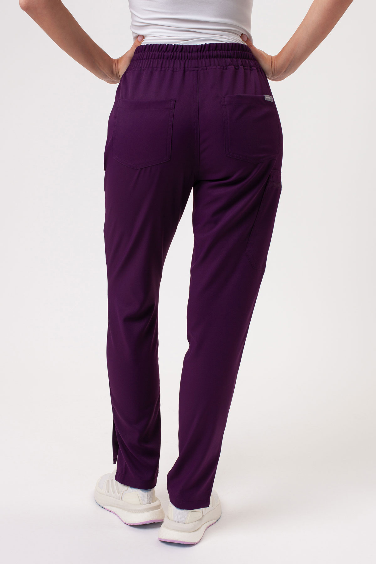 Women's Sunrise Lite Split scrub set eggplant-9
