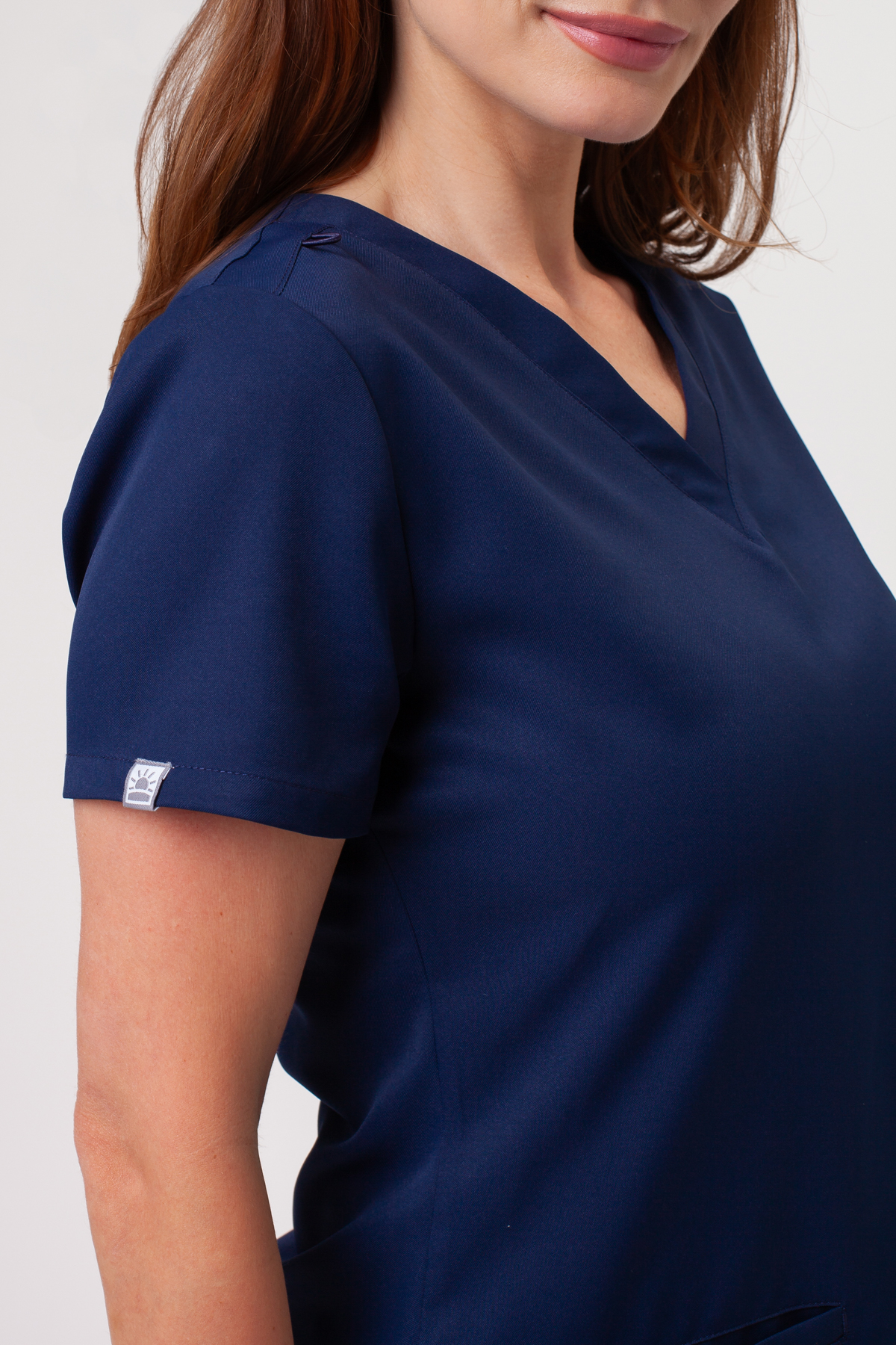 Women’s Sunrise Lite Shift scrub top navy-3