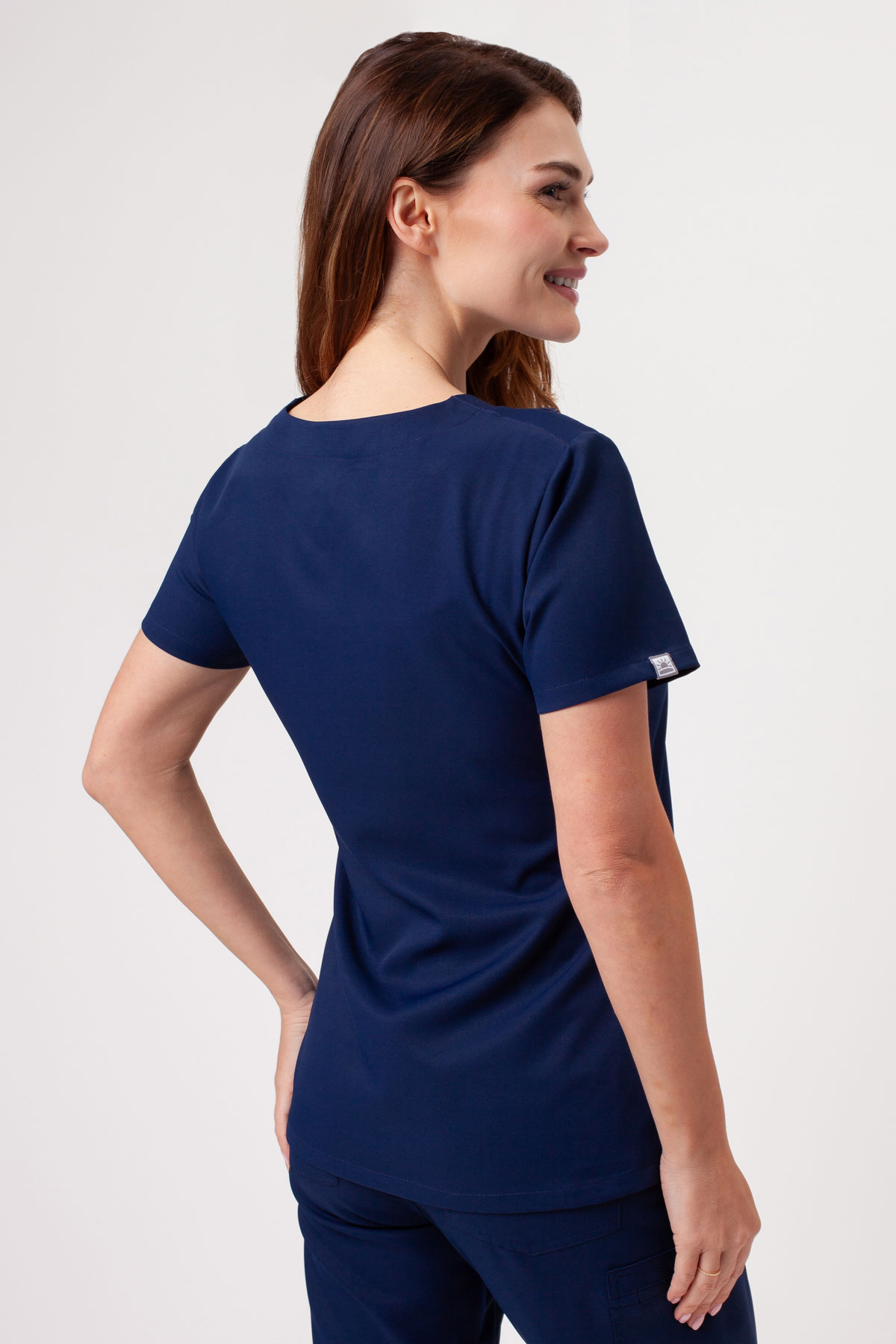 Women's Sunrise Lite Fit jogger scrub set navy-4