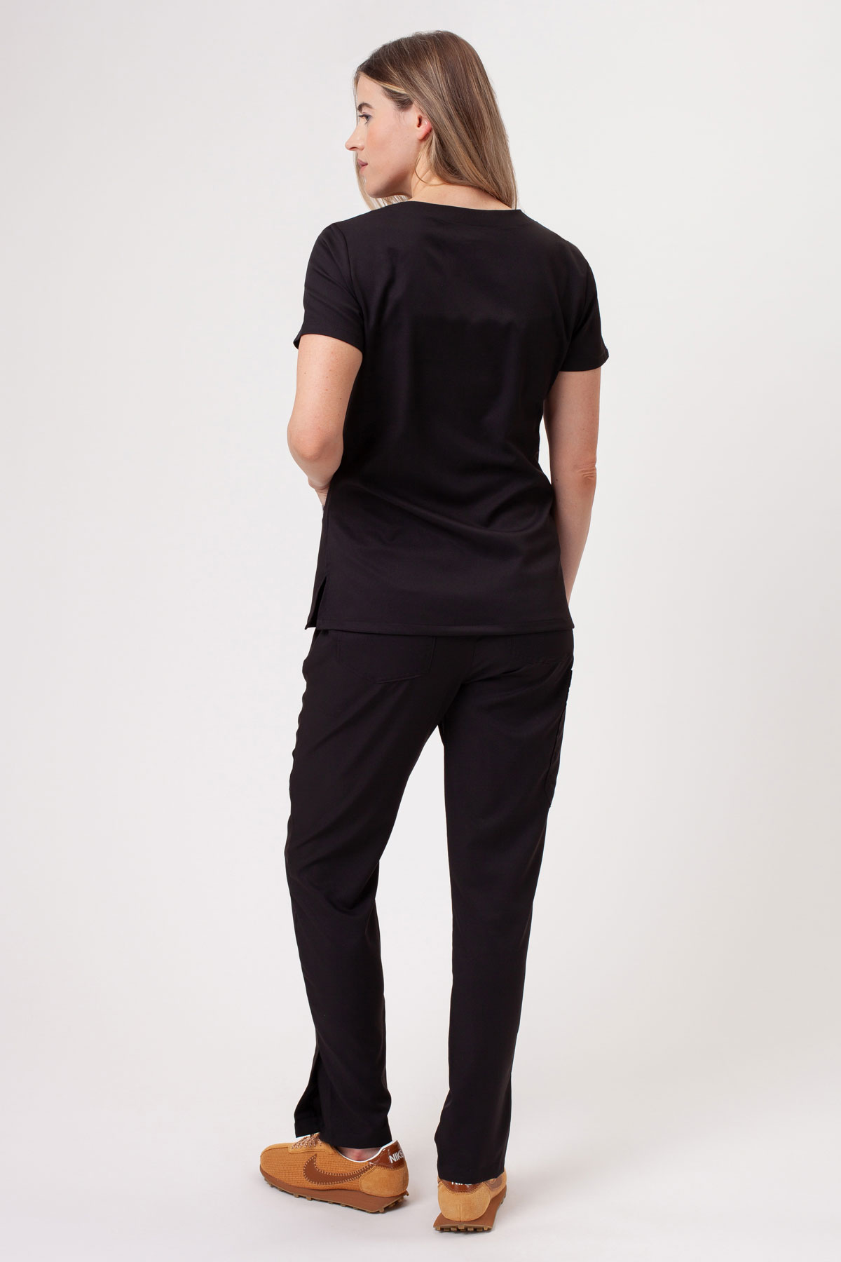 Women's Sunrise Lite Split scrub trousers navy-7