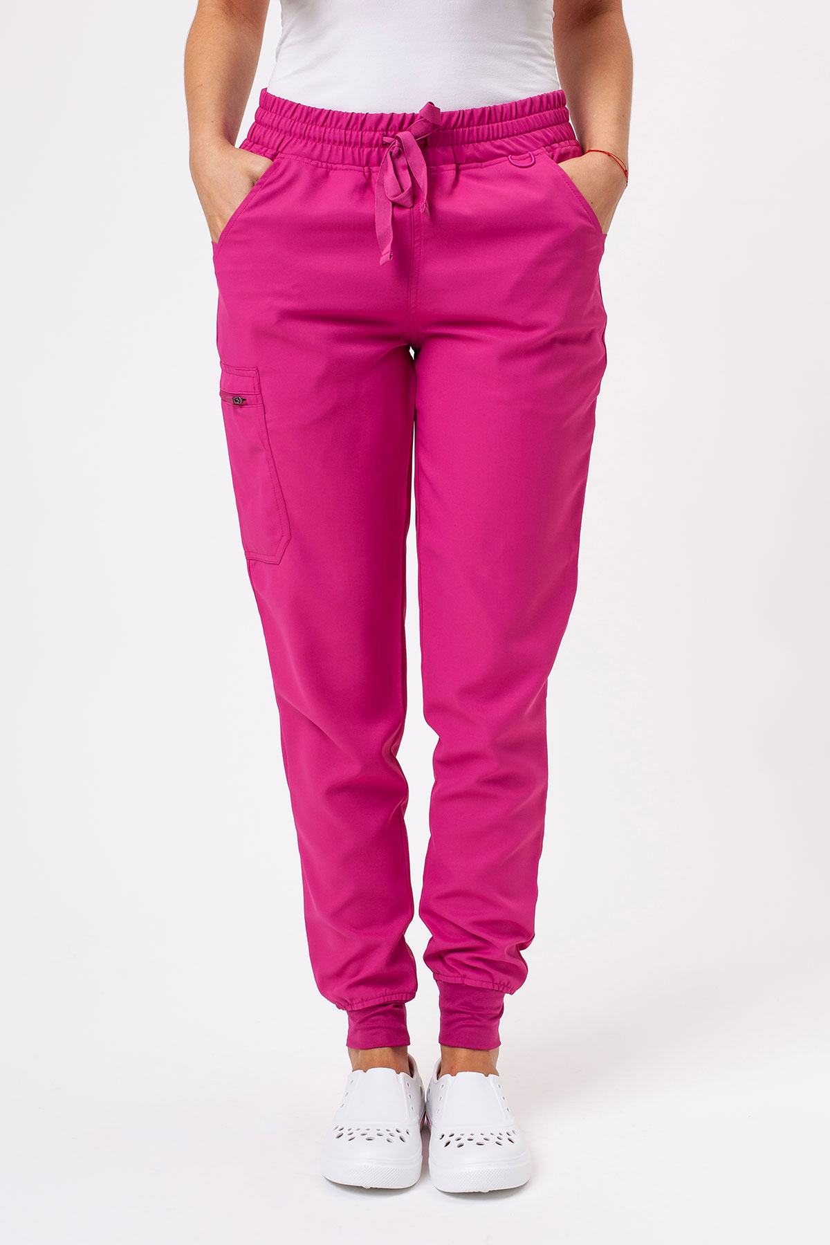 Women's Sunrise Lite Fit jogger scrub set raspberry-7