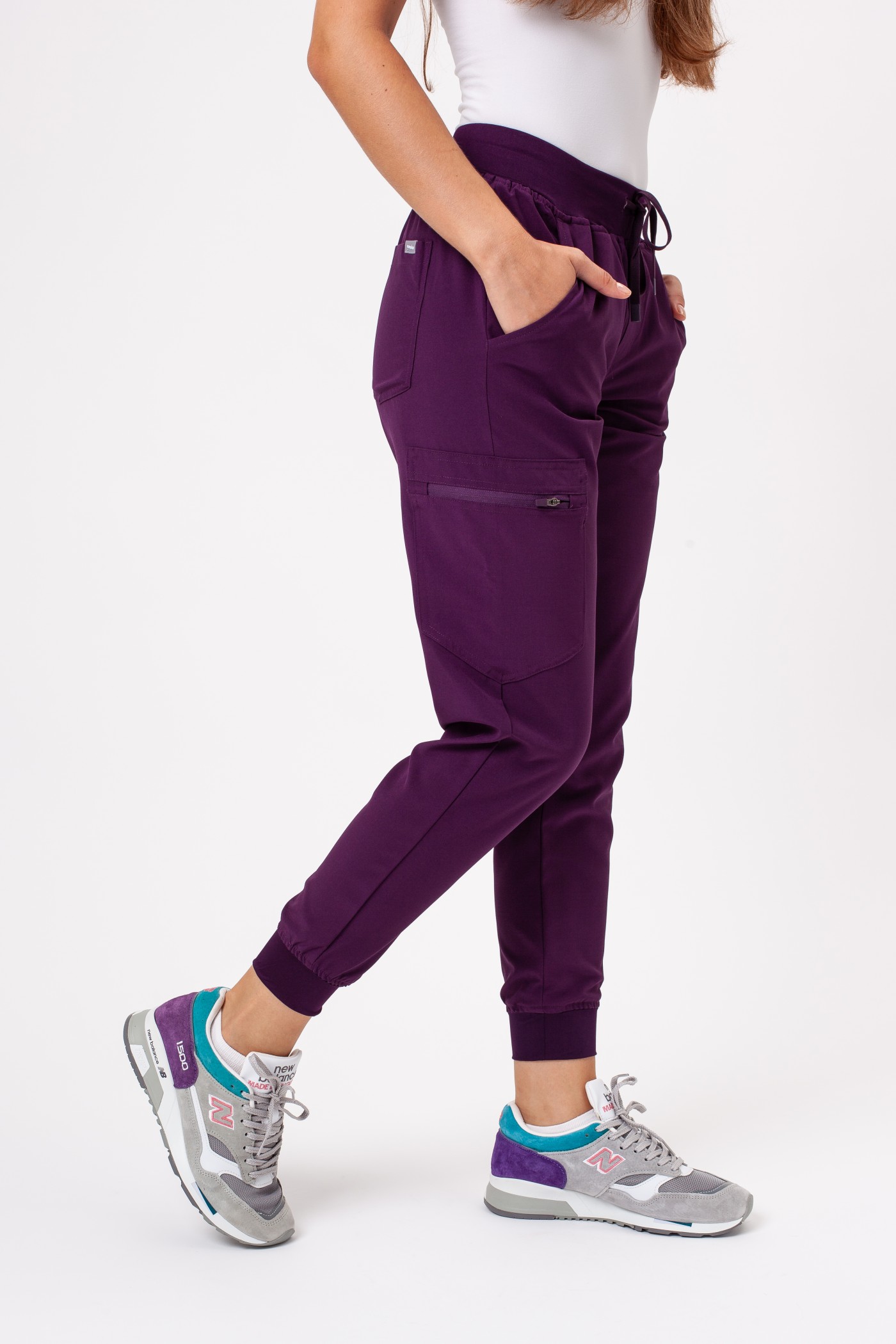 Women's Sunrise Move Go scrub set eggplant-9