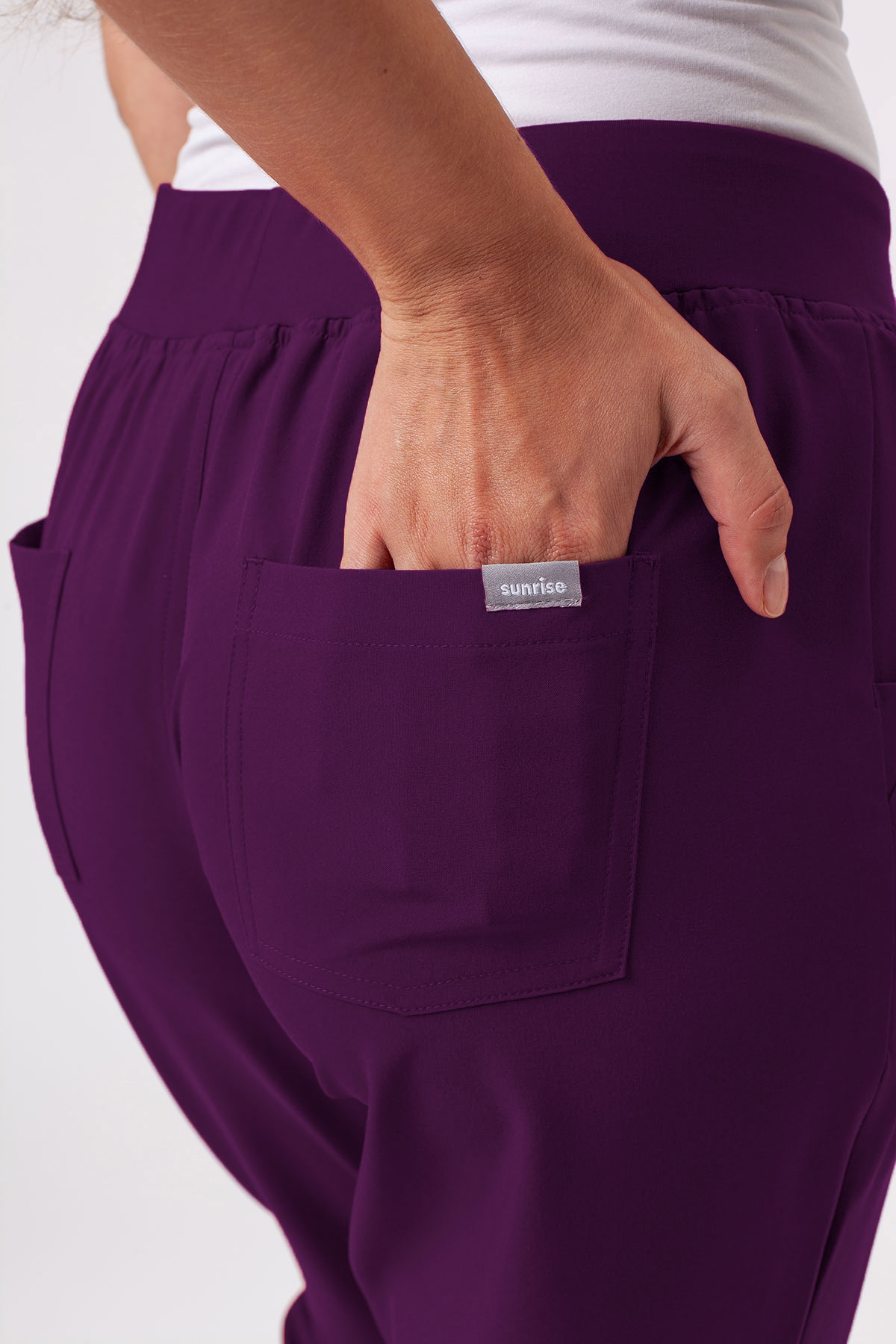 Women's Sunrise Move Line scrub set eggplant-9