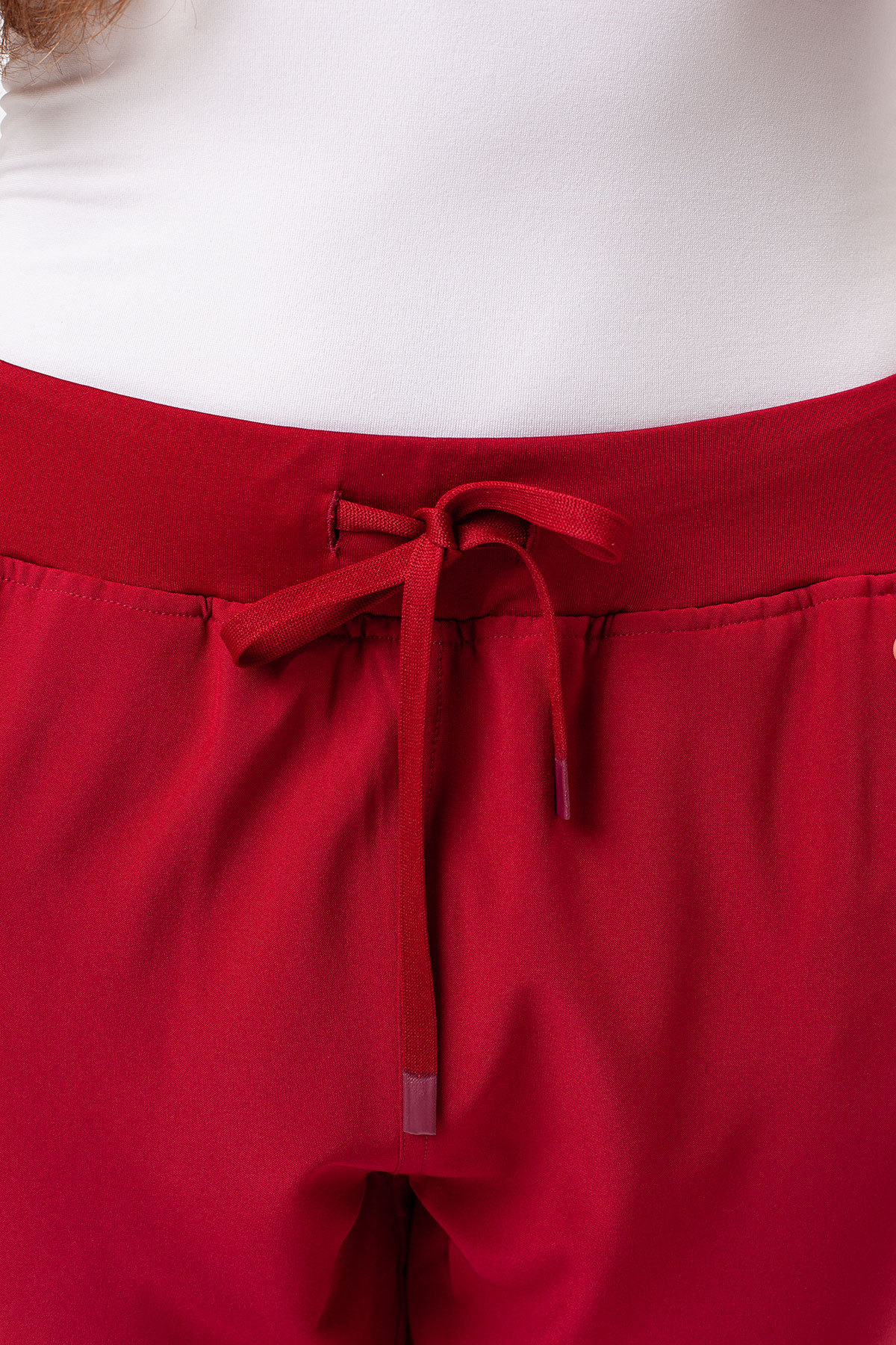 Women's Sunrise Move Line scrub set burgundy-9