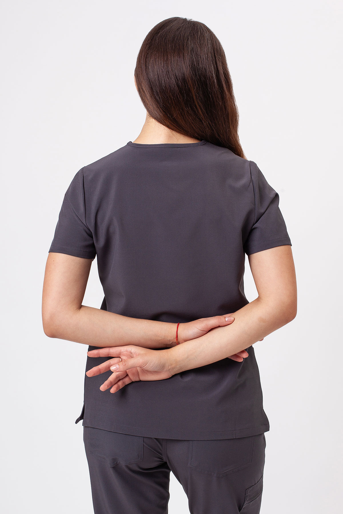 Women's Sunrise Move Line scrub set pewter-3