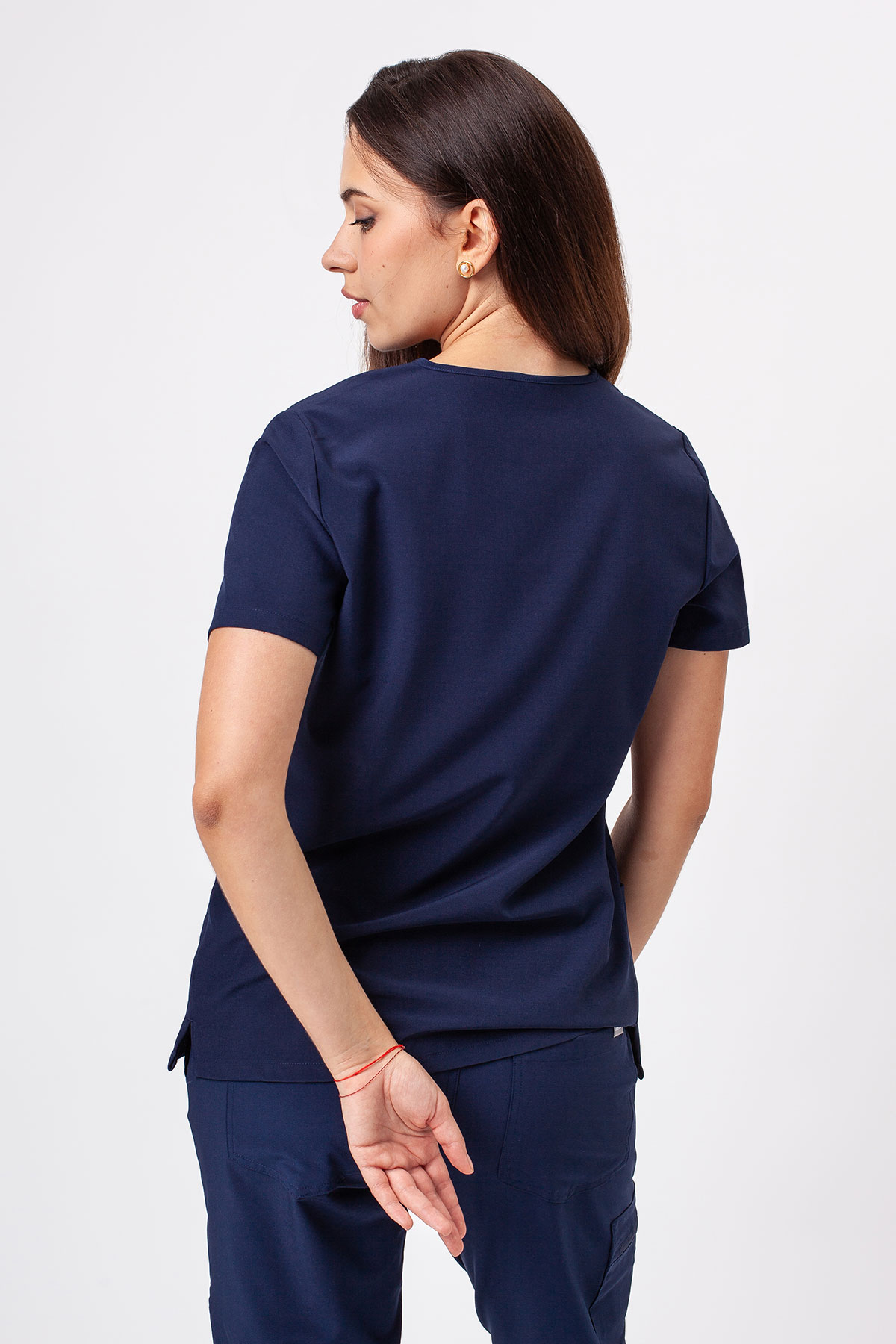 Women's Sunrise Move Line scrub set navy-3