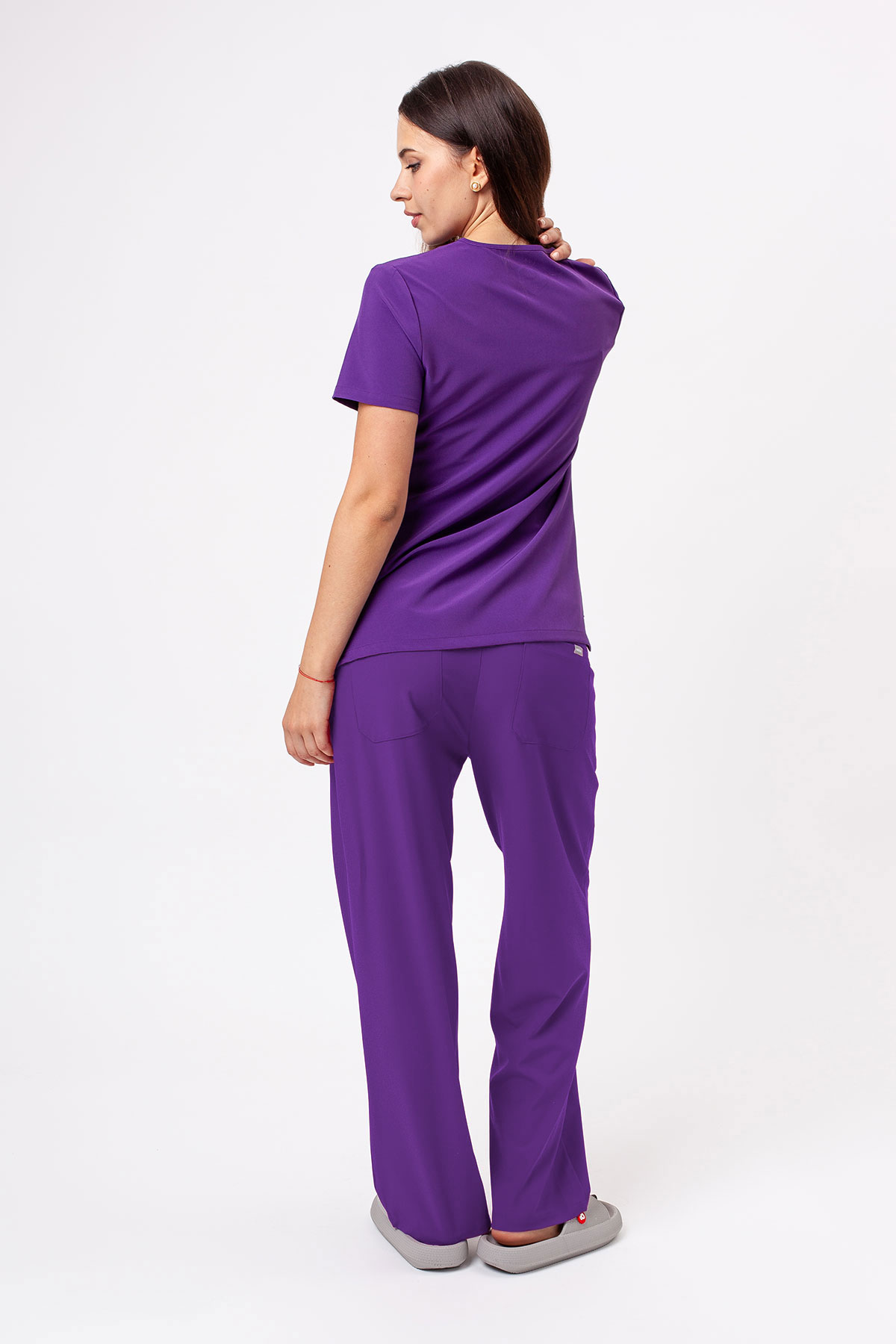 Women's Sunrise Move Zen scrub set purple-2
