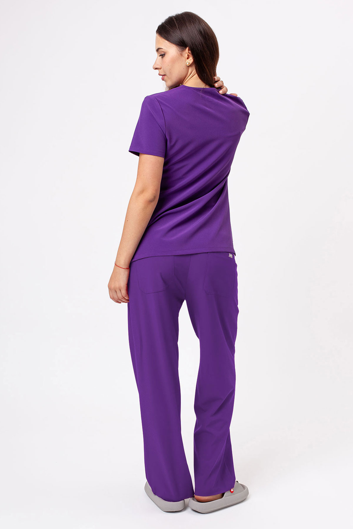 Women's Sunrise Move Zen scrub set purple-2