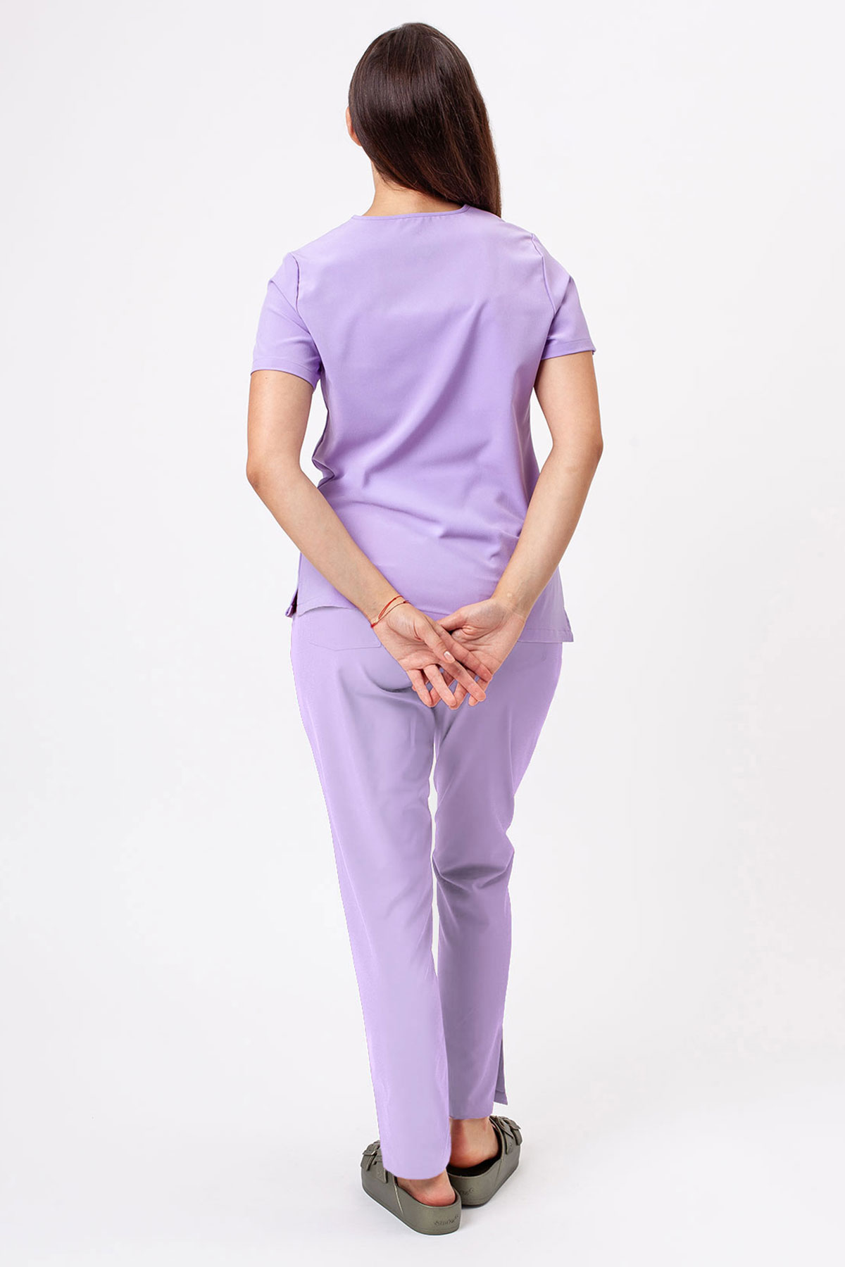 Women's Sunrise Move Line scrub set lavender-2