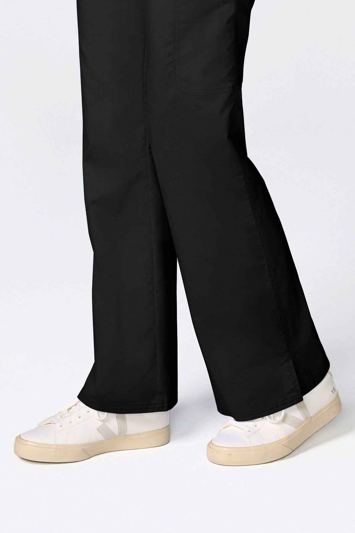 Women's Cherokee Revolution Flared scrub trousers black-4