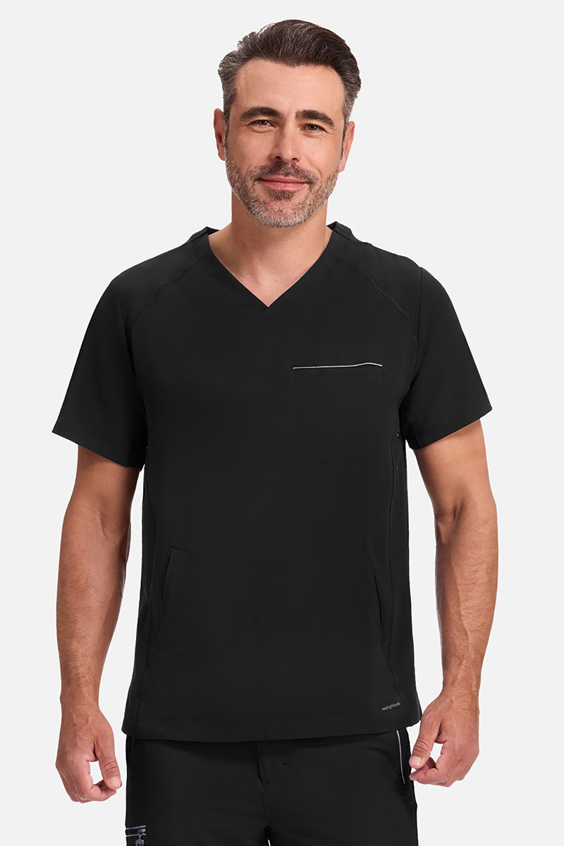 Men's Healing Hands Steven scrubs set black-2