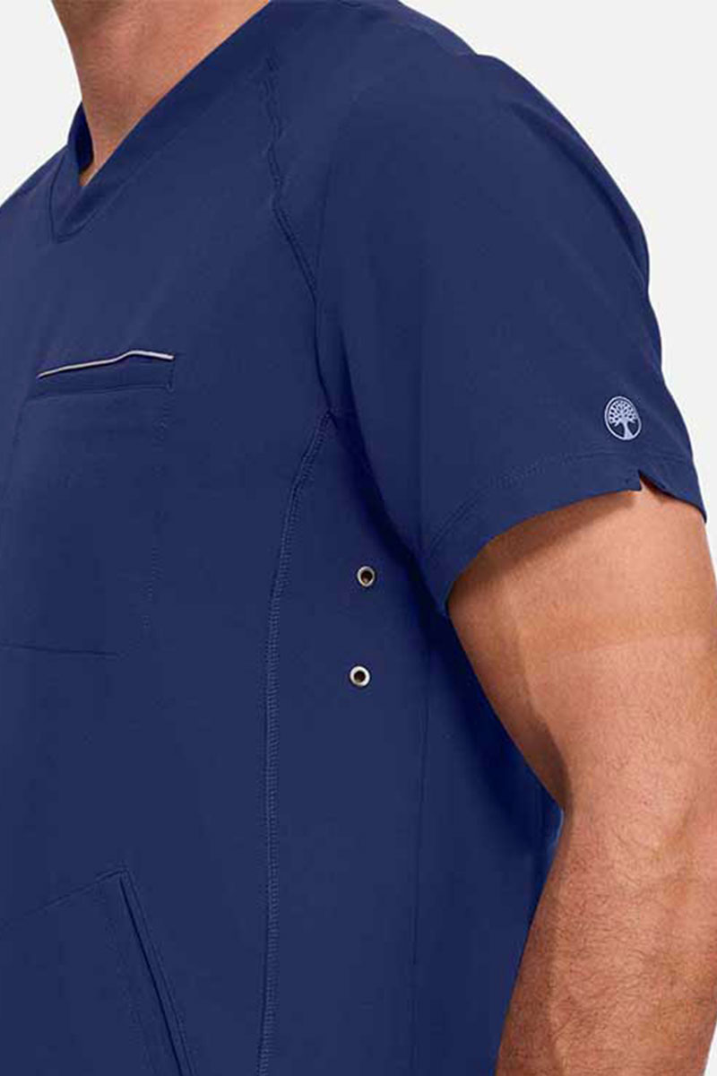 Men's Healing Hands Steven scrub top navy-5