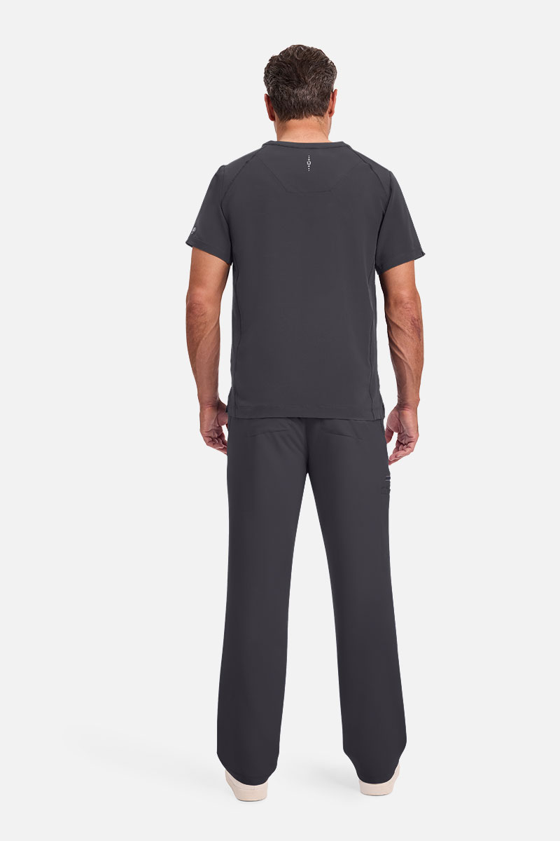 Men's Healing Hands Steven scrub top pewter-7
