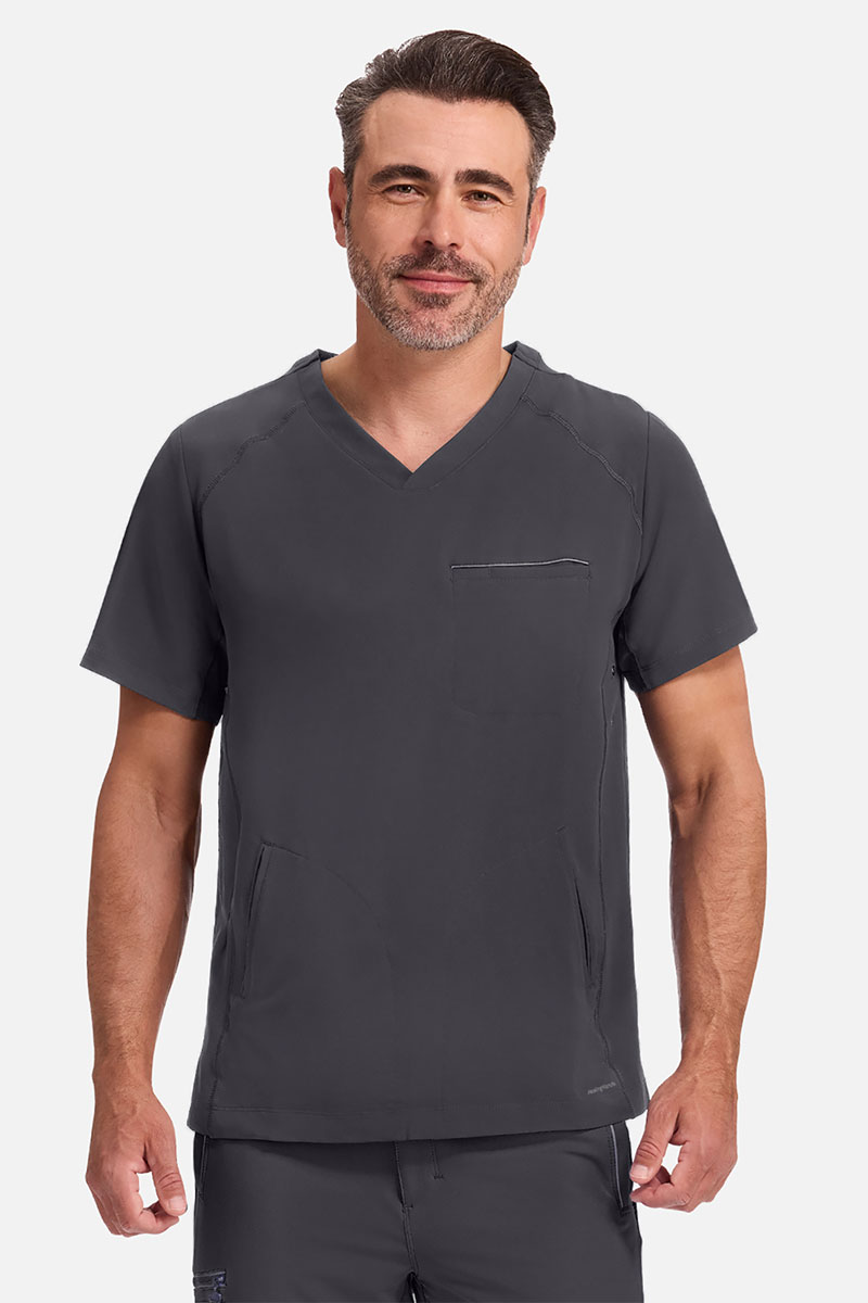 Men's Healing Hands Steven scrubs set pewter-2