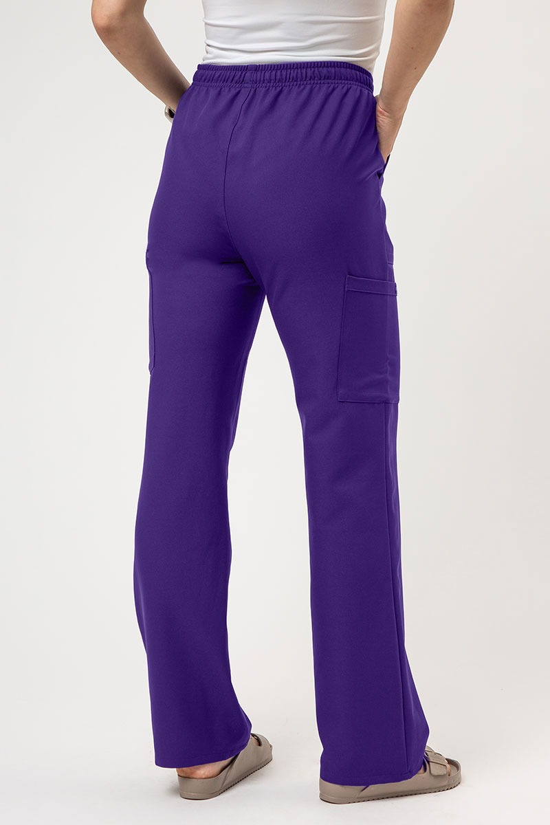 Women's Cherokee Ultra Cargo scrub trousers purple-1