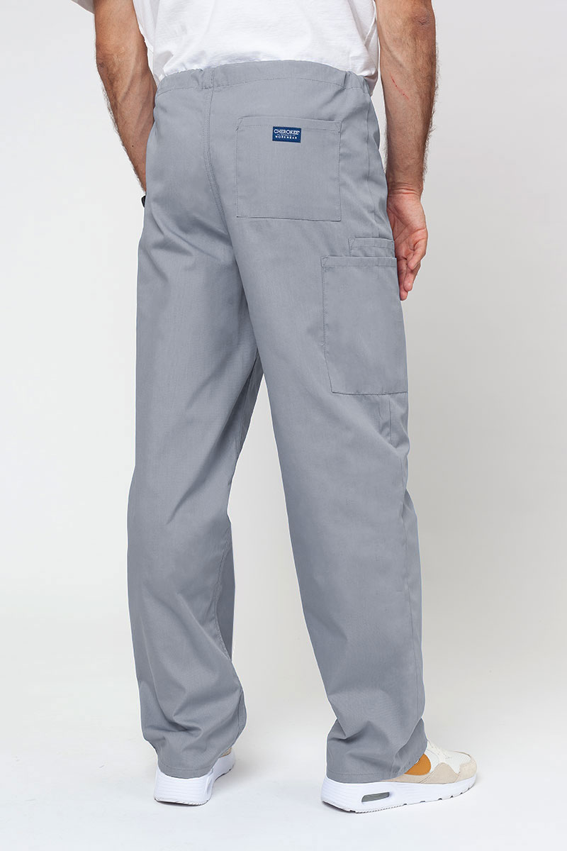 Men’s Cherokee Originals Cargo scrub trousers grey-1