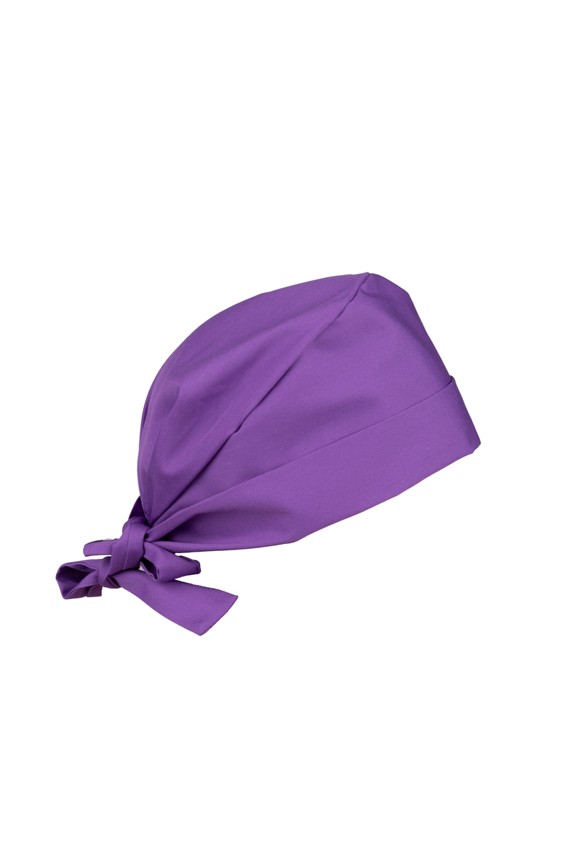 Sunrise Uniforms Fresh scrubs cap violet (roll-up)-1