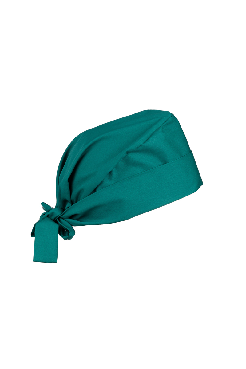 Sunrise Uniforms Fresh scrubs cap hunter green (roll-up)-1
