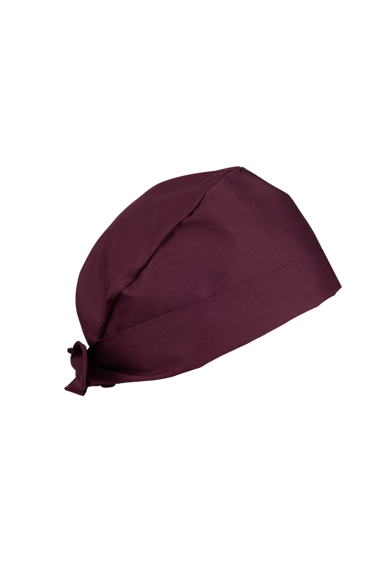 Sunrise Uniforms Fresh scrubs cap burgundy (roll-up)-1